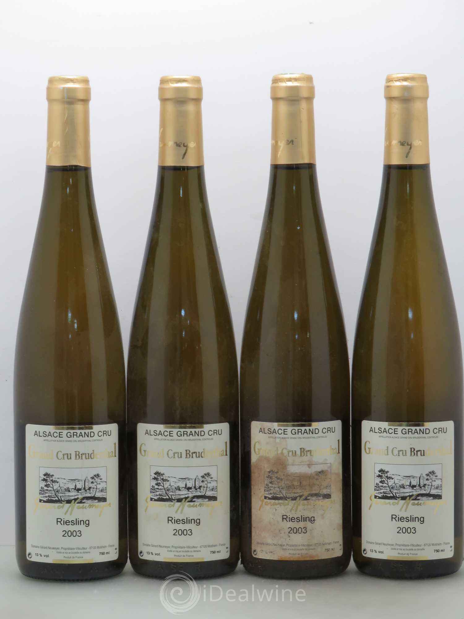 Riesling Gerard Neumeyer Bruderthal 2003 - Posten von 4 Flaschen - 0