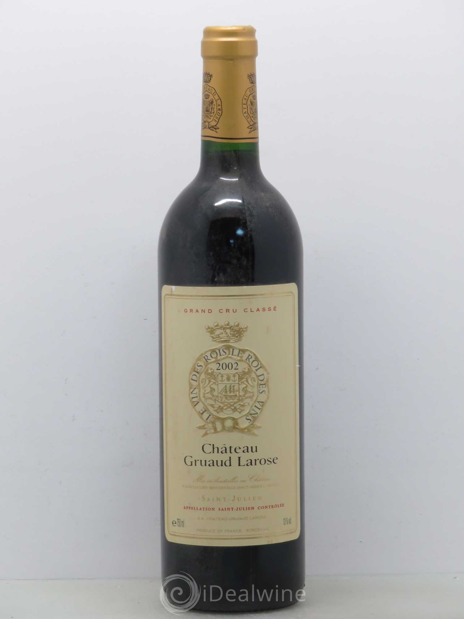Château Gruaud Larose 2ème Grand Cru Classé 2002 - Lot de 1 bouteille - 0