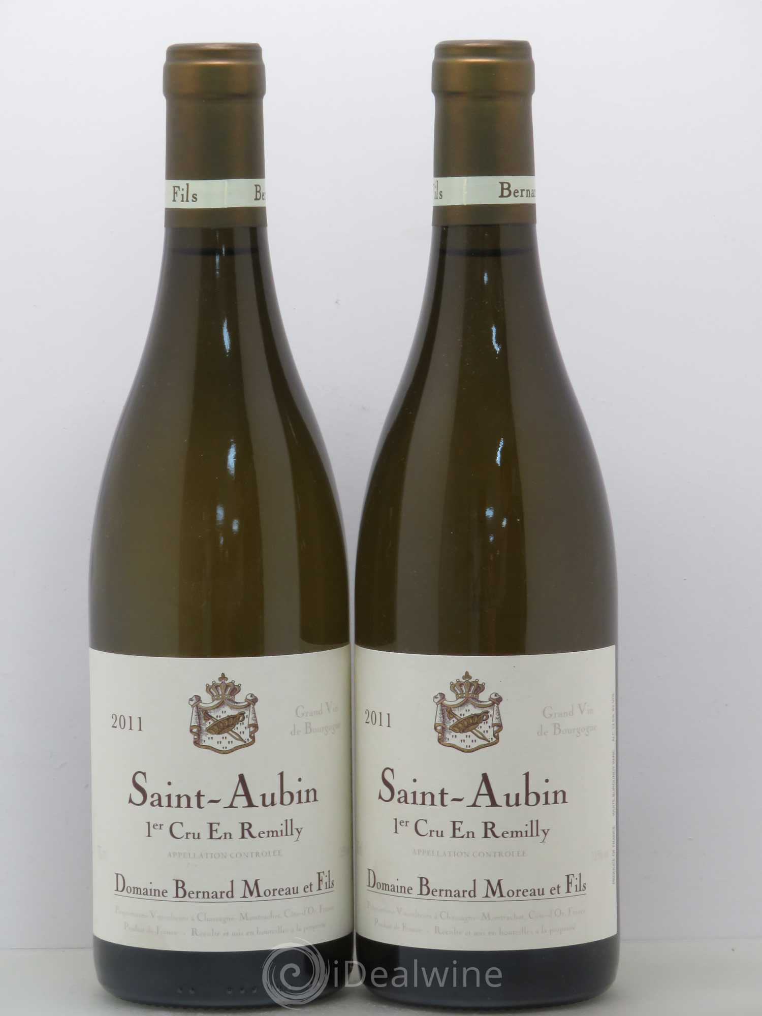 Saint-Aubin 1er Cru En Remilly Bernard Moreau 2011 - Posten von 2 Flaschen - 0