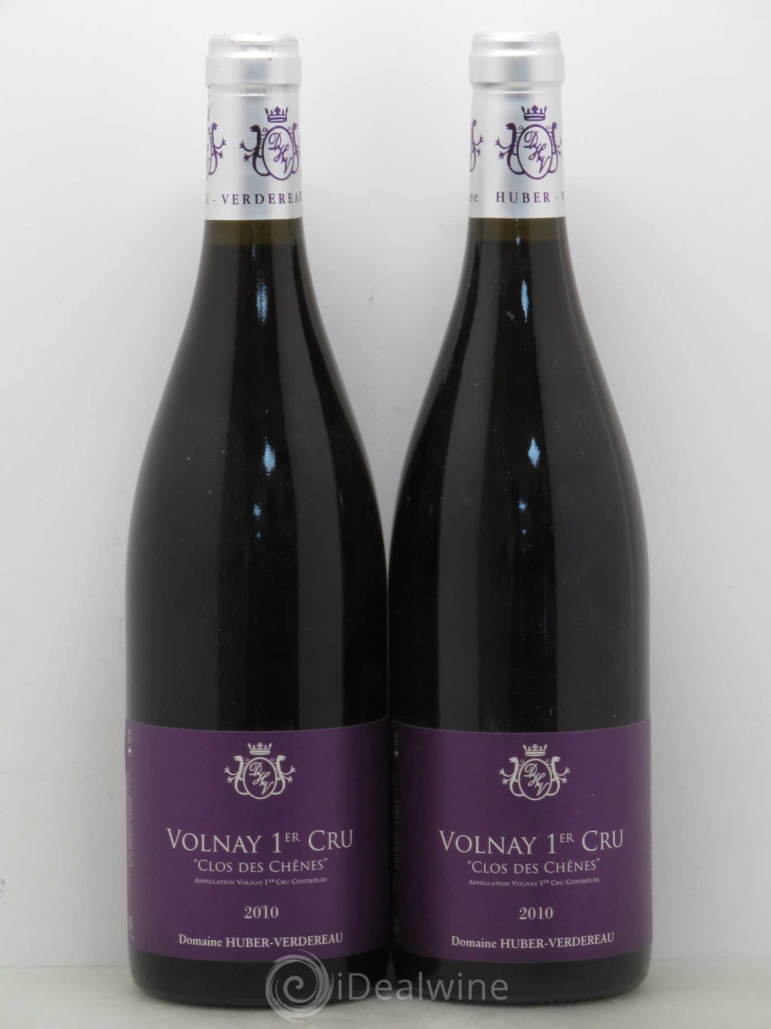Volnay 1er Cru Huber Verdereau Clos Des Chênes 2010 - Posten von 5 Flaschen - 2