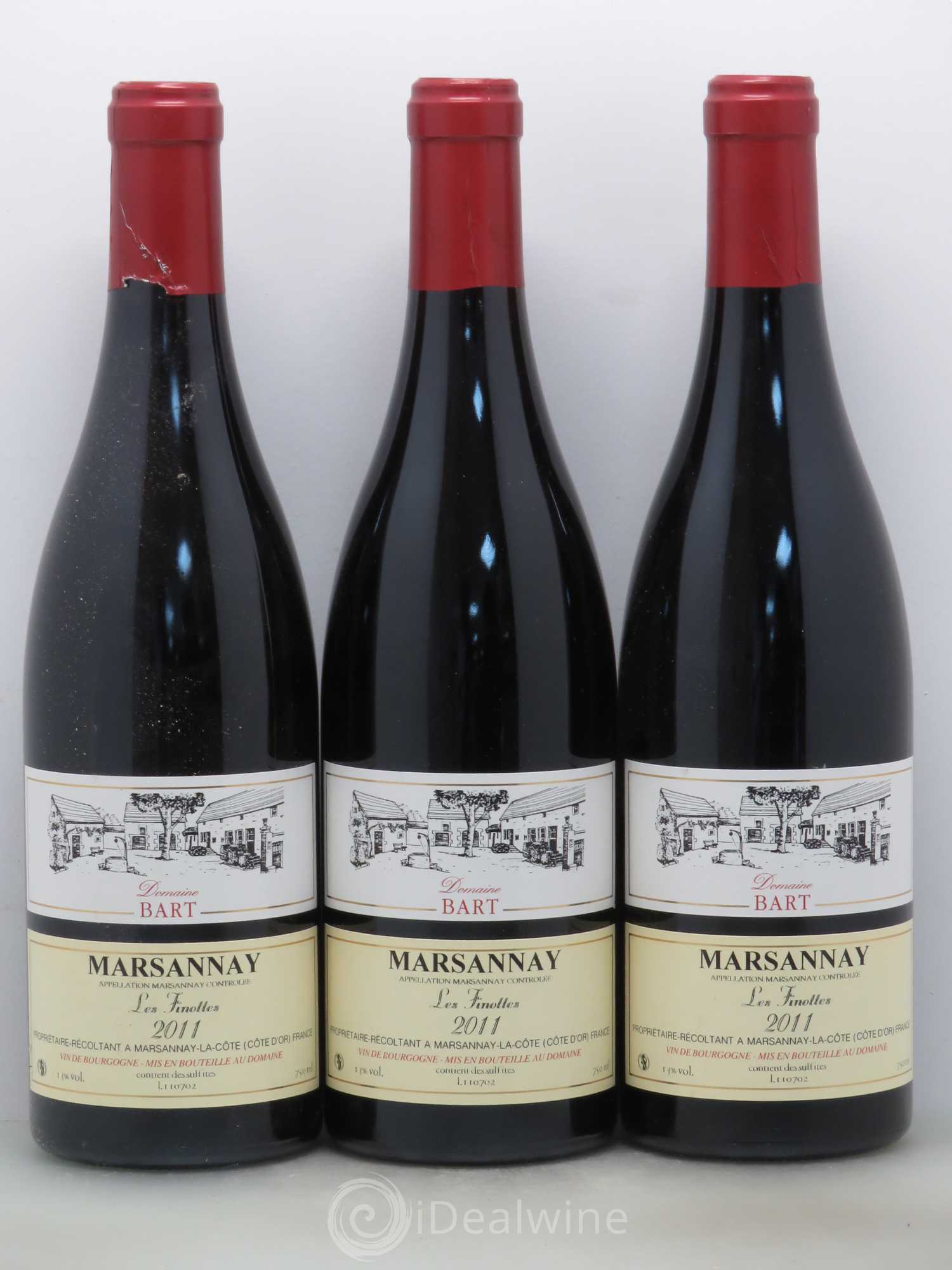 Marsannay Domaine Bart Les Finottes 2011 - Lot de 6 bouteilles - 2