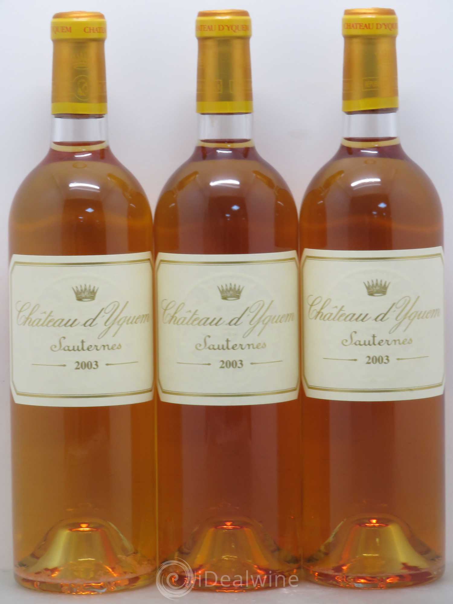 Château d' Yquem 1er Cru Classé Supérieur 2003 - Lotto di 12 bottiglie - 1