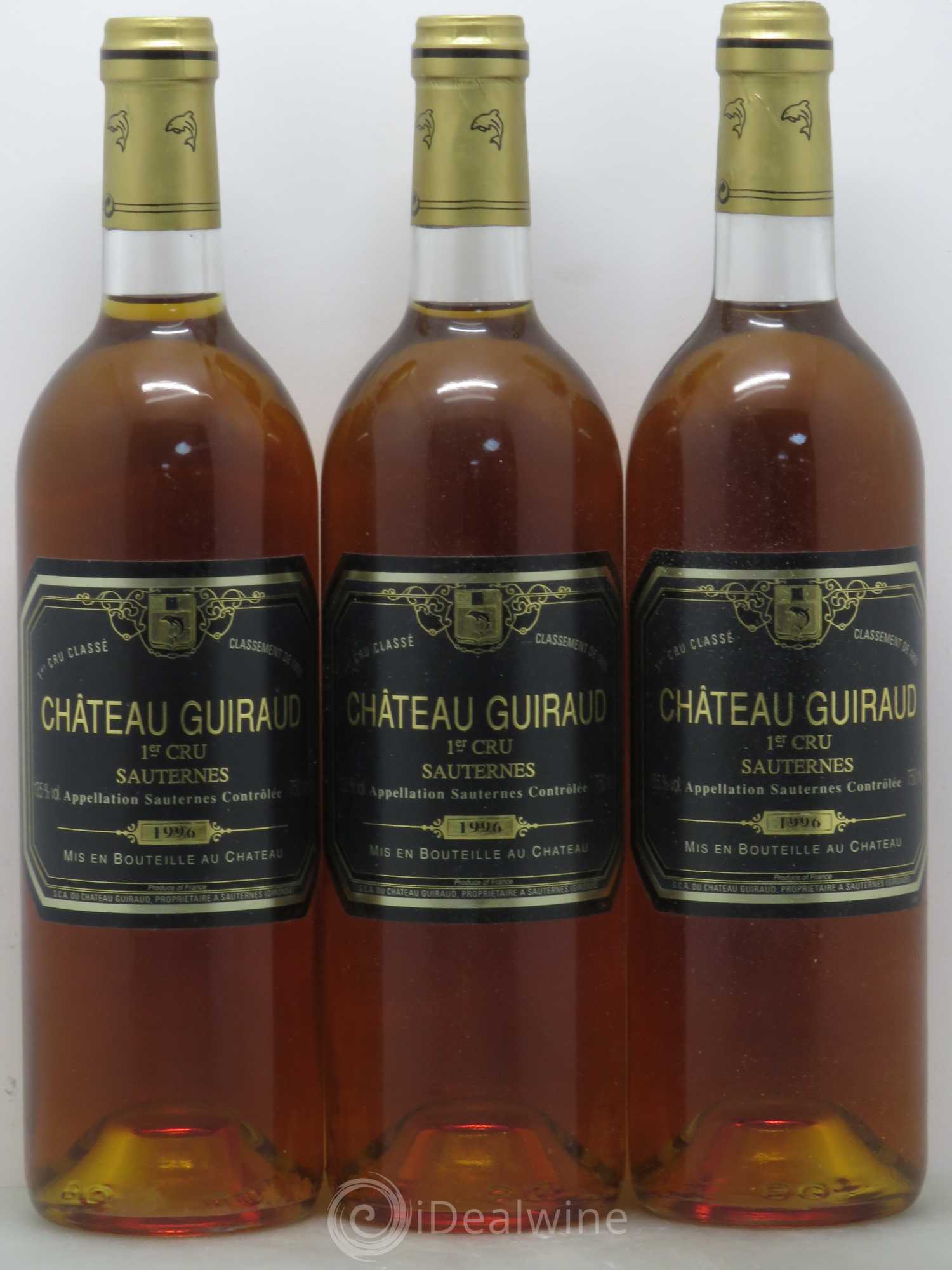 Château Guiraud 1er Grand Cru Classé 1996 - Lot de 12 bouteilles - 1