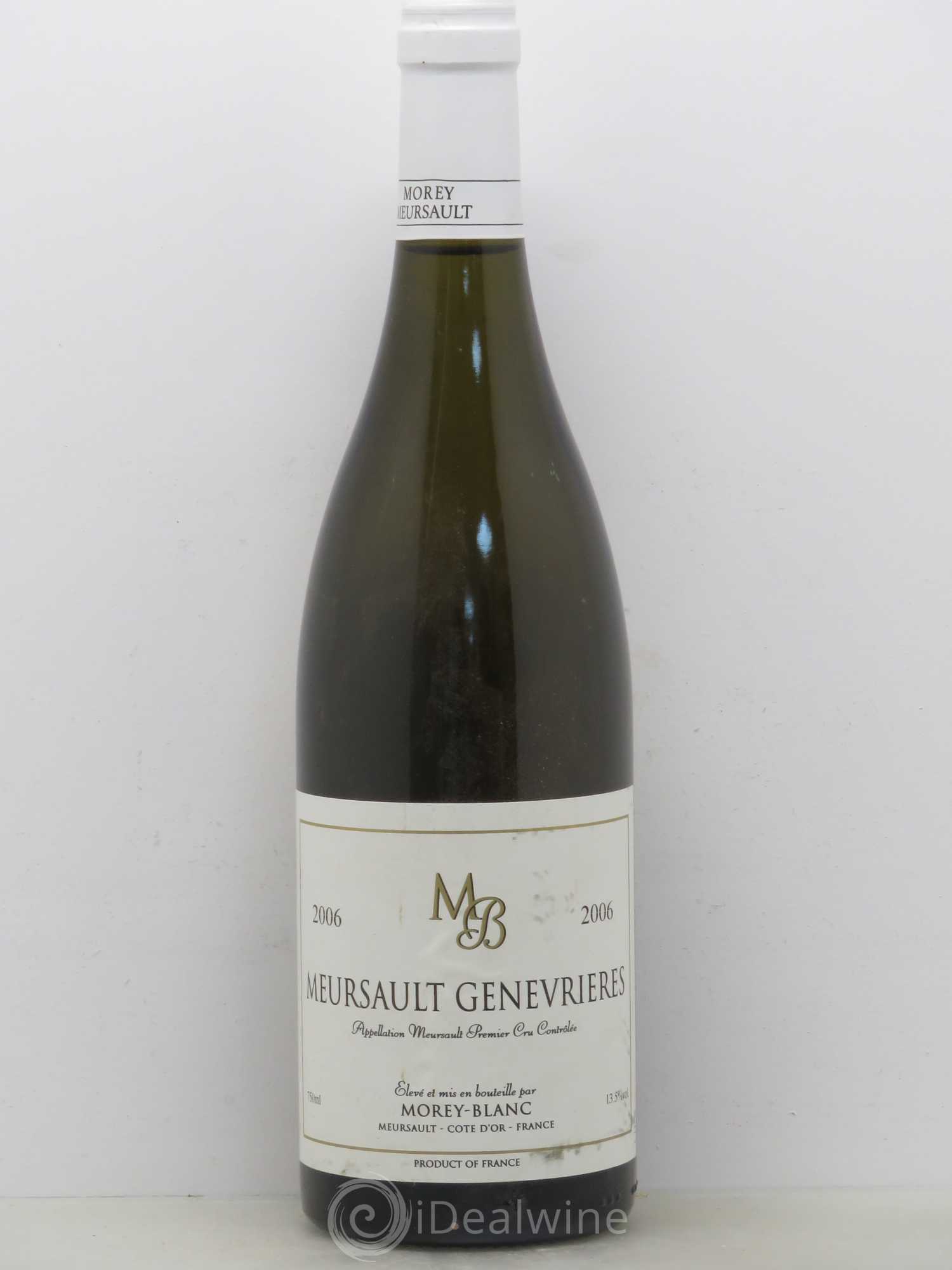 Meursault 1er Cru Genevrieres Morey-Blanc 2006 - Posten von 1 Flasche - 0