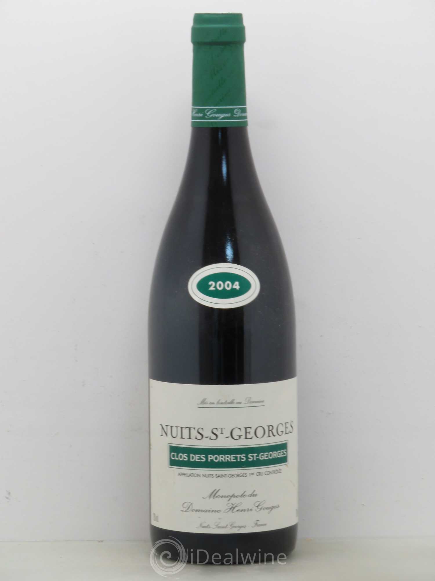 Nuits-Saint-Georges 1er Cru Clos des Porrets St Georges Henri Gouges 2004 - Lot de 1 bouteille - 0