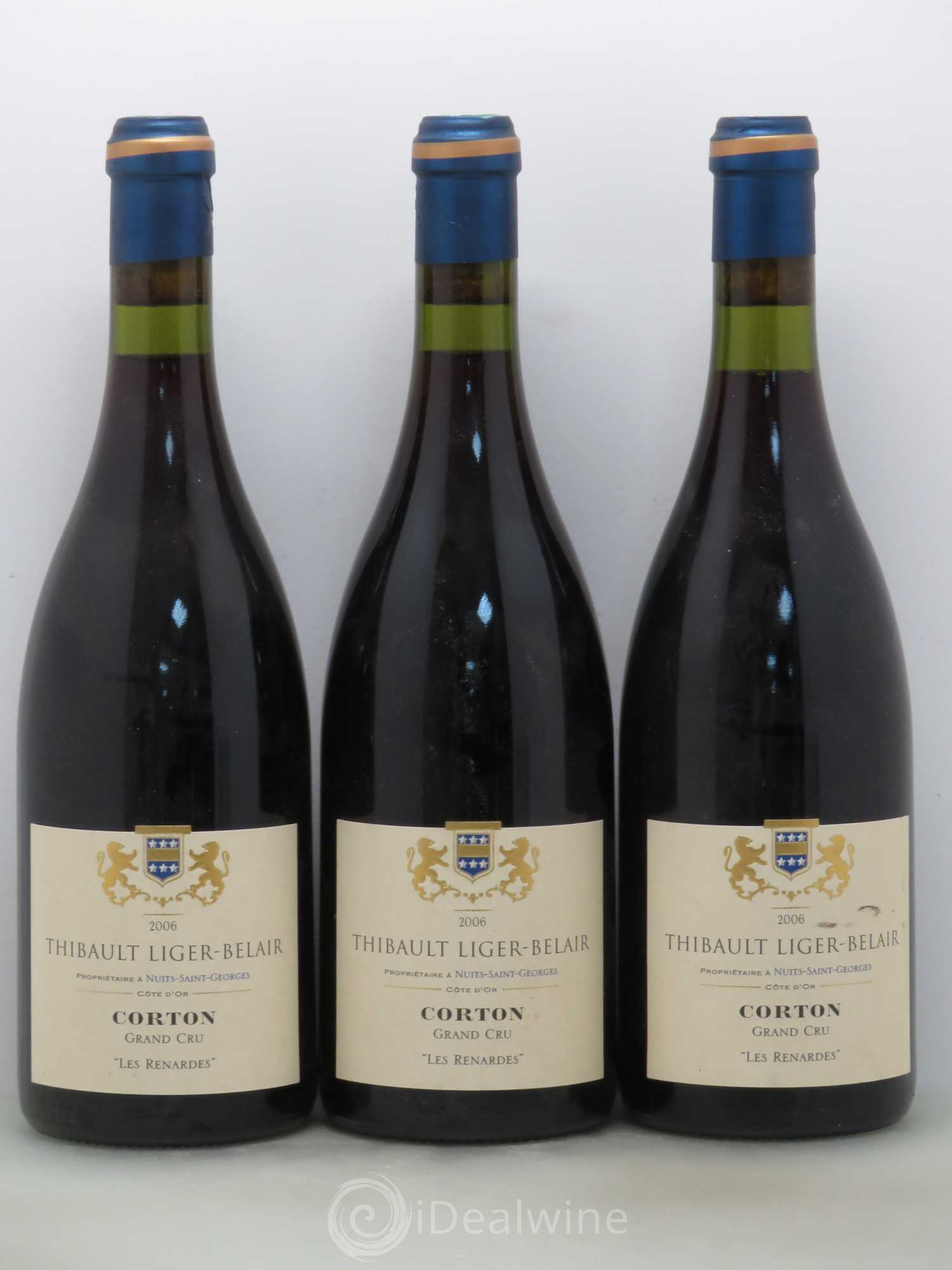 Corton Grand Cru Renardes Thibault Liger Belair 2006 - Posten von 3 Flaschen - 0
