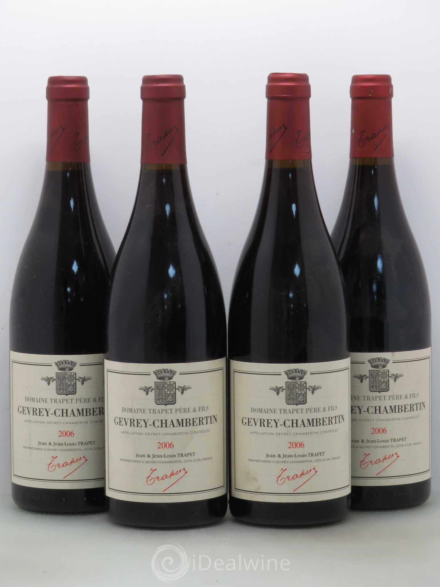 Gevrey-Chambertin Domaine Trapet 2006 - Lot de 4 bouteilles - 0