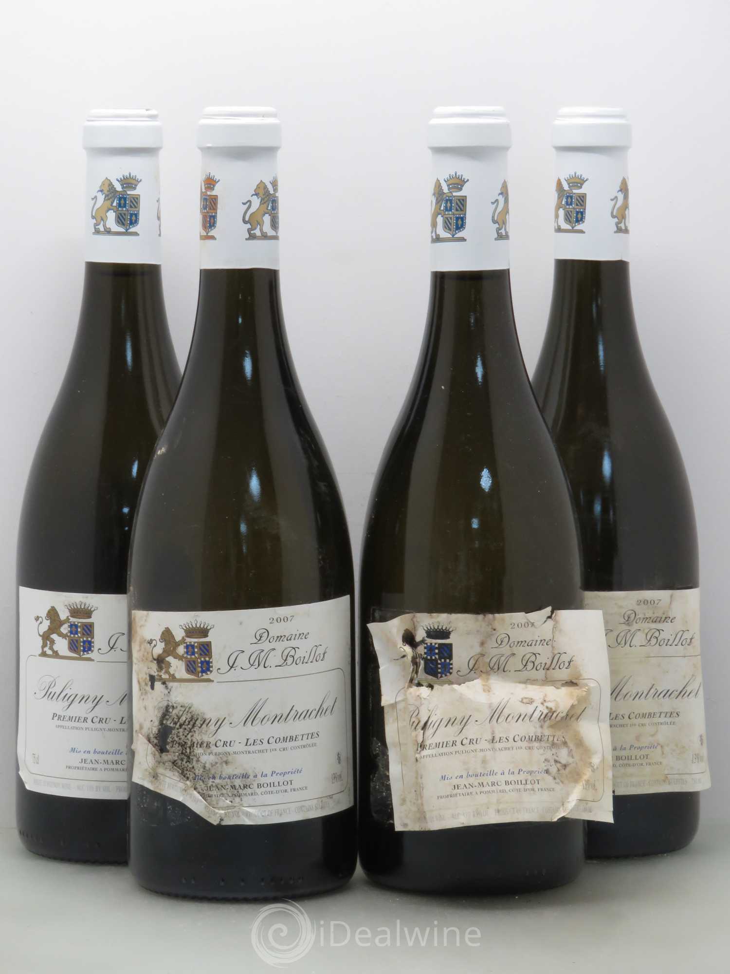 Puligny-Montrachet 1er Cru Jean Marc Boillot Les Combettes 2007 - Posten von 4 Flaschen - 0