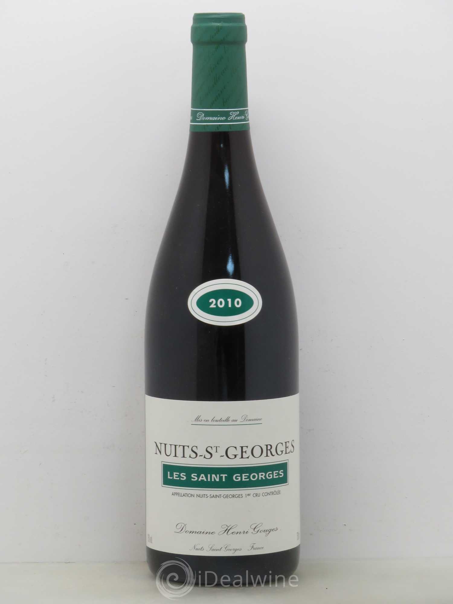 Nuits-Saint-Georges 1er Cru Les Saints Georges Henri Gouges 2010 - Lot de 1 bouteille - 0