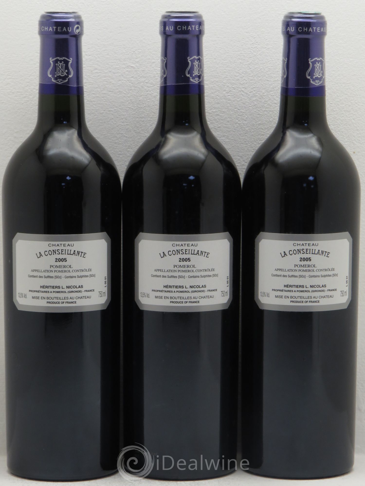 Château la Conseillante 2005 - Lot de 12 bouteilles - 6