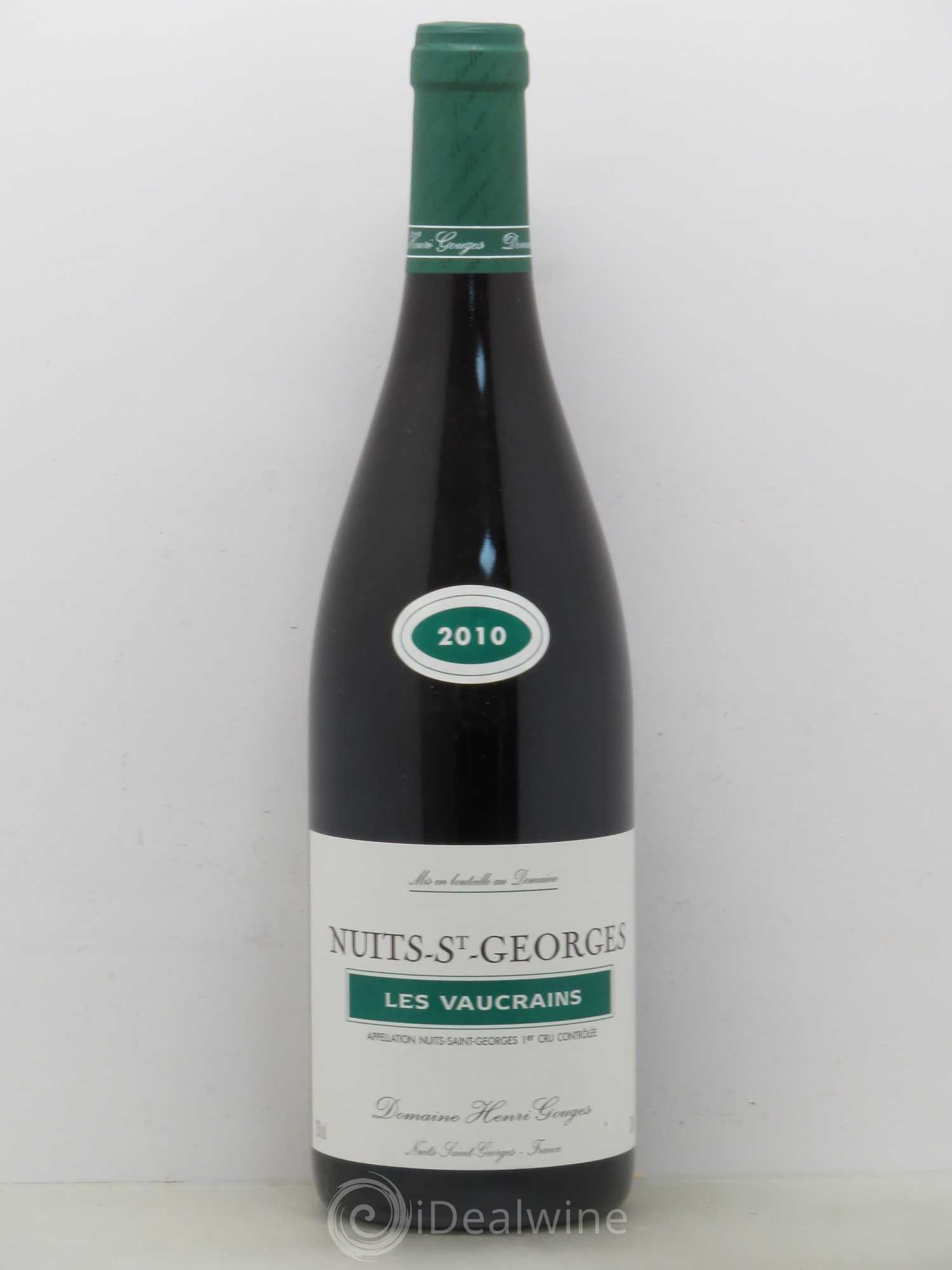 Nuits-Saint-Georges 1er Cru Les Vaucrains Henri Gouges 2010 - Posten von 1 Flasche - 0