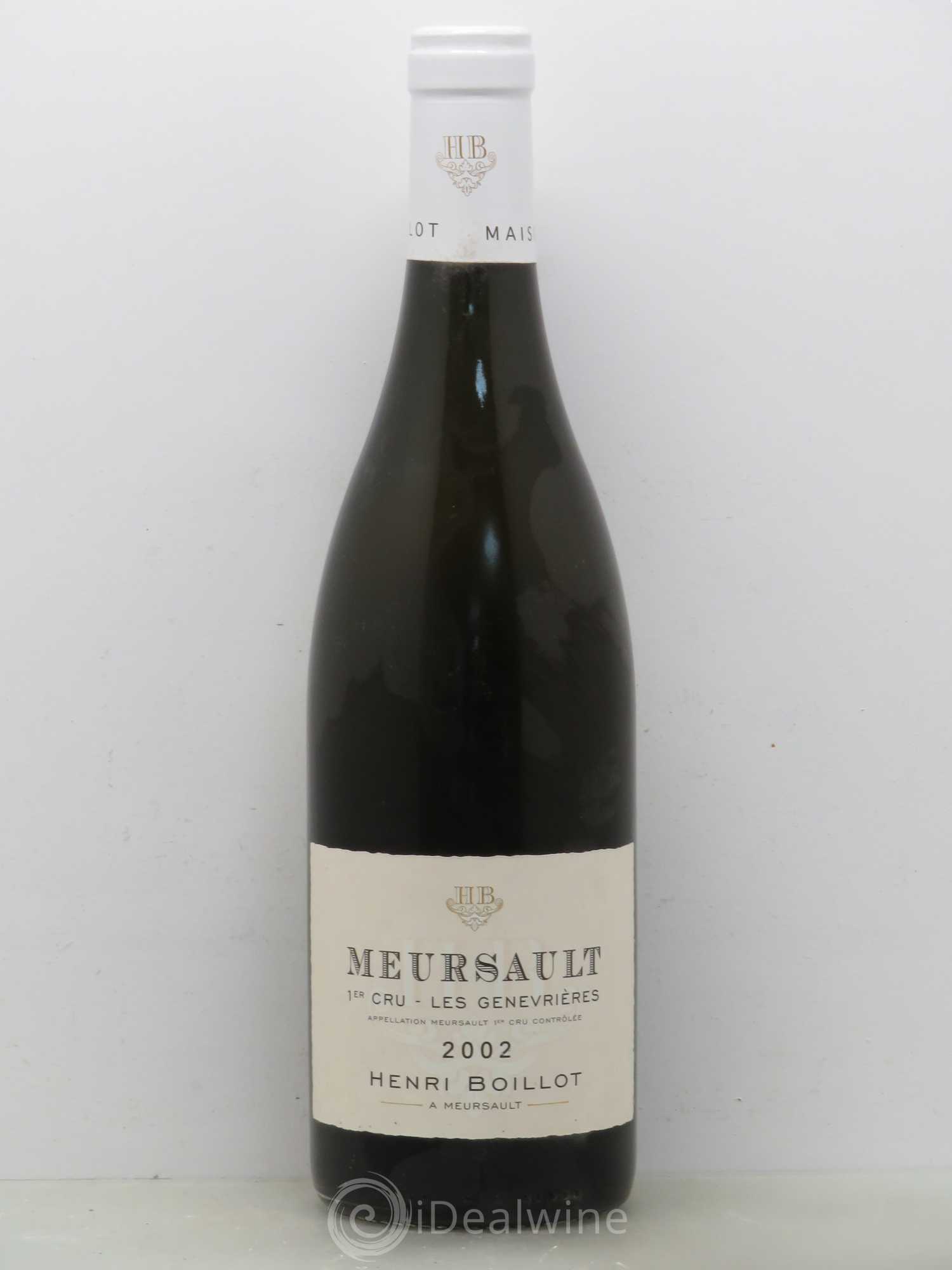 Meursault 1er Cru Genevrieres Henri Boillot 2002 - Posten von 1 Flasche - 0
