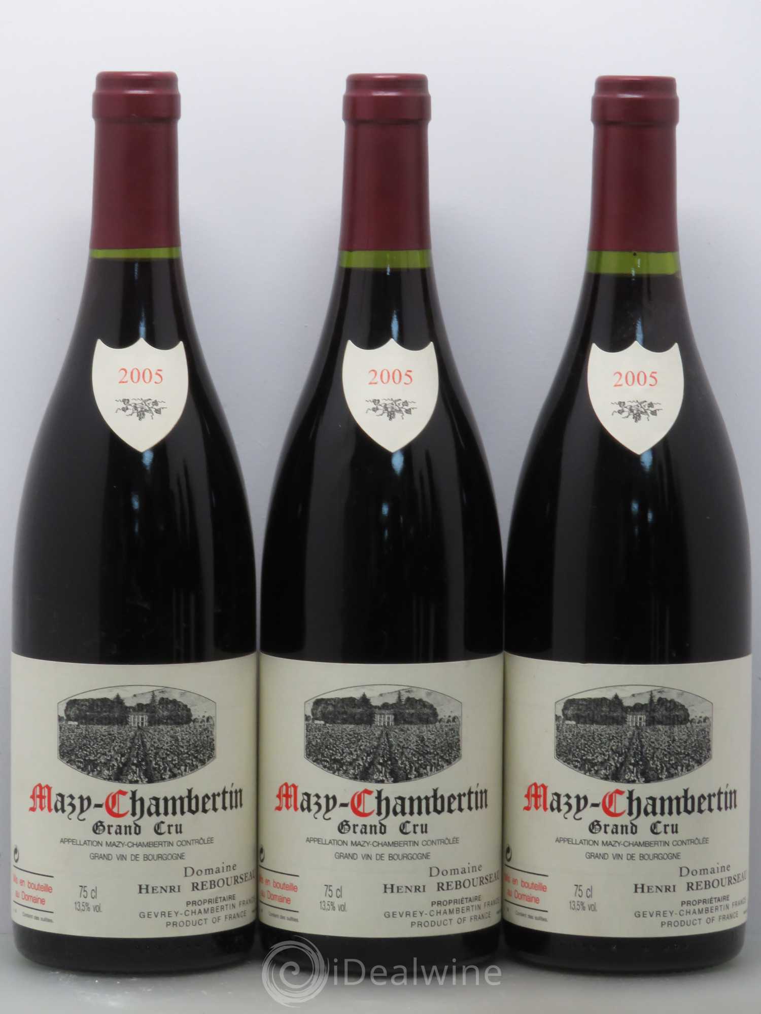 Mazis-Chambertin Grand Cru Henri Rebourseau 2005 - Lot de 6 bouteilles - 2