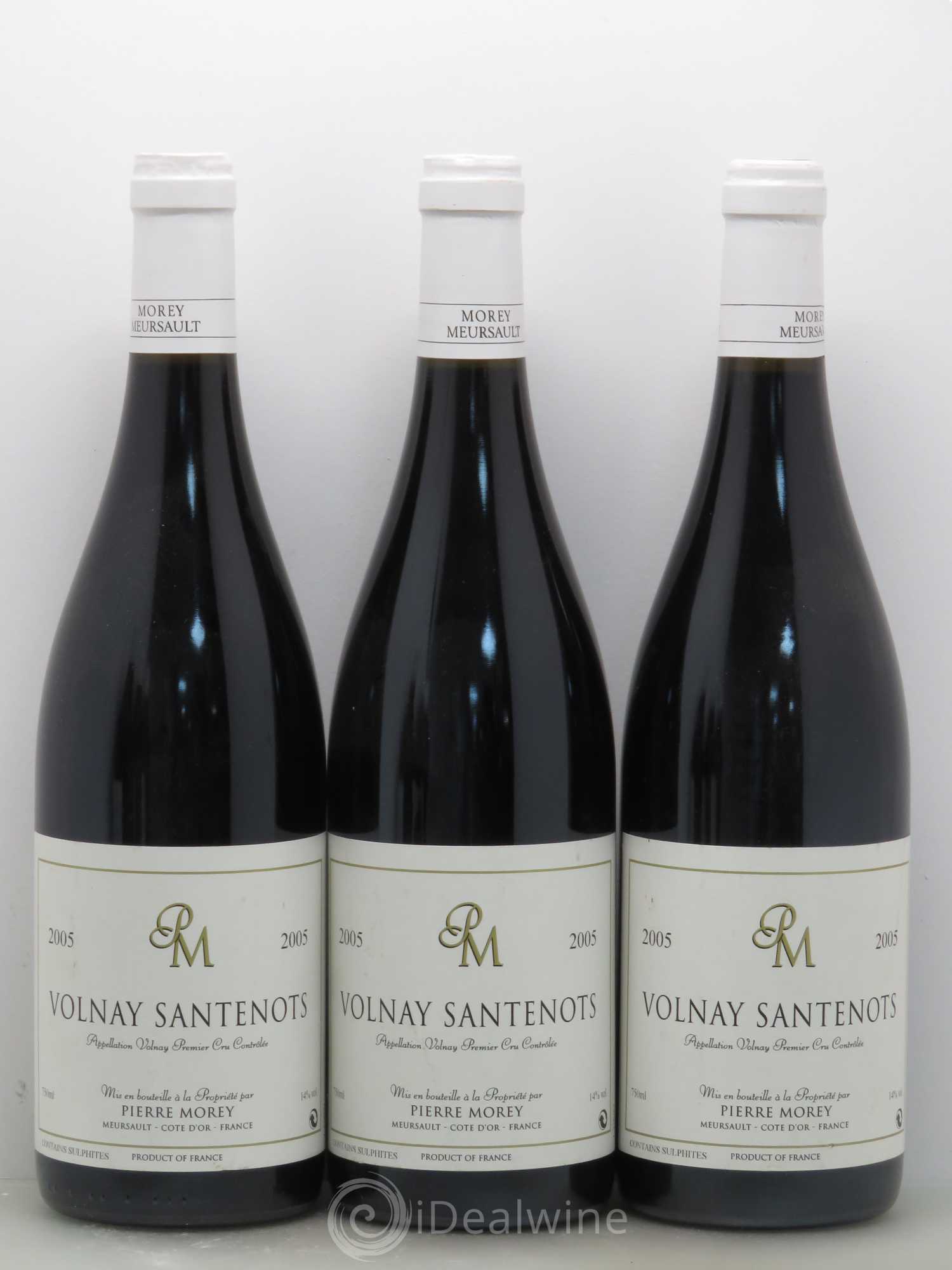 Volnay 1er Cru Les Santenots Pierre Morey (Domaine) 2005 - Lot de 6 bouteilles - 1