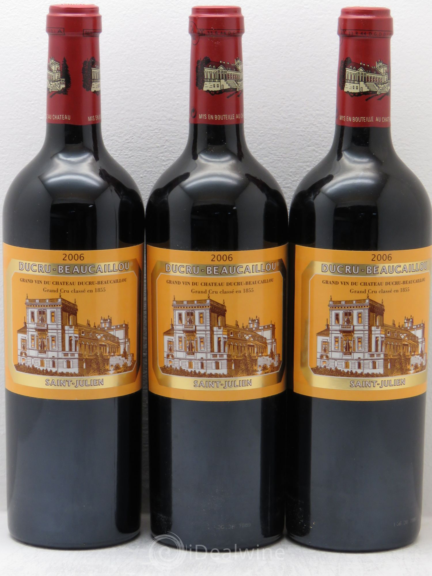 Château Ducru Beaucaillou 2ème Grand Cru Classé 2006 - Lot de 3 bouteilles - 0