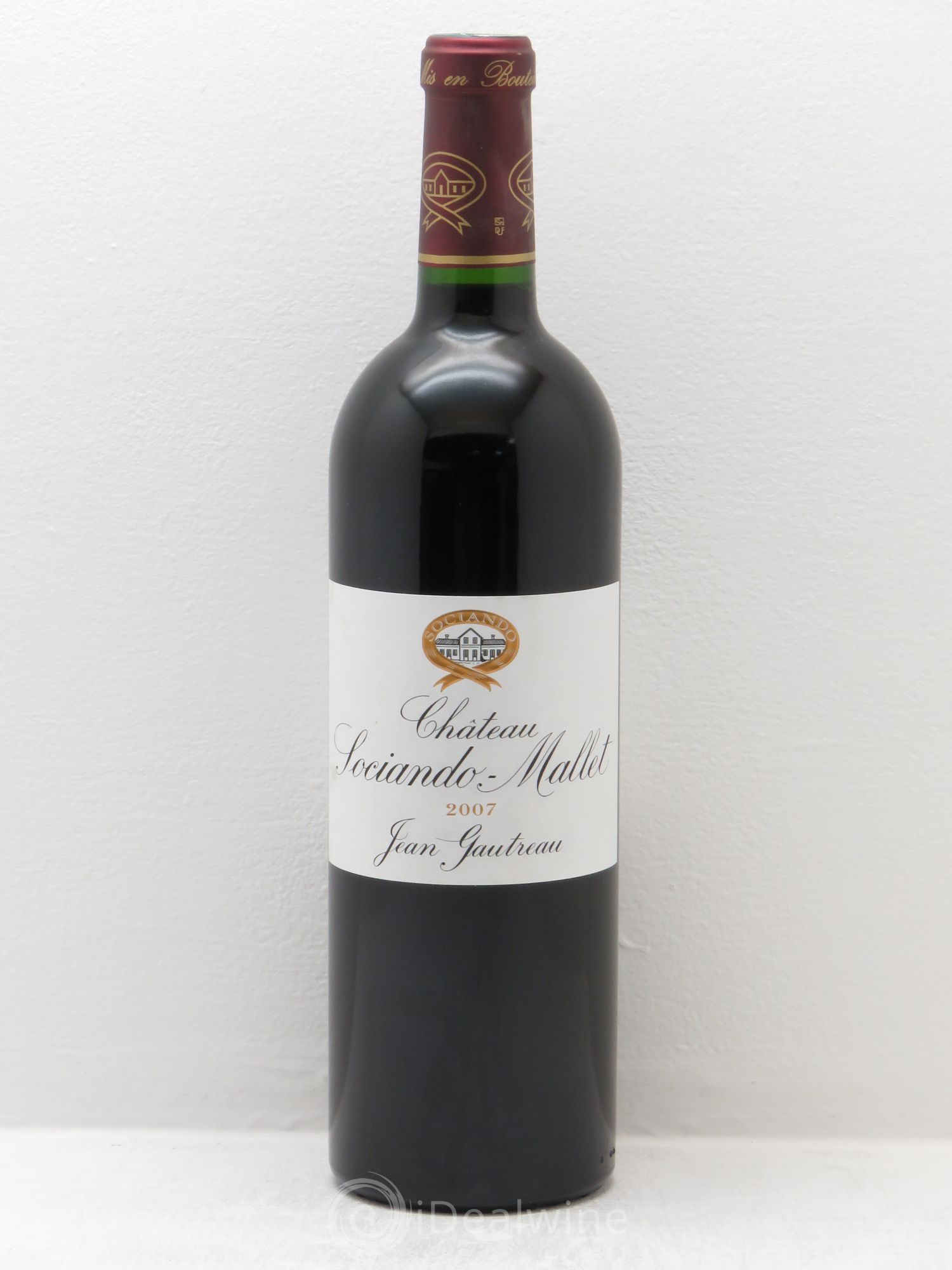 Château Sociando Mallet 2007 - Lot de 1 bouteille - 0