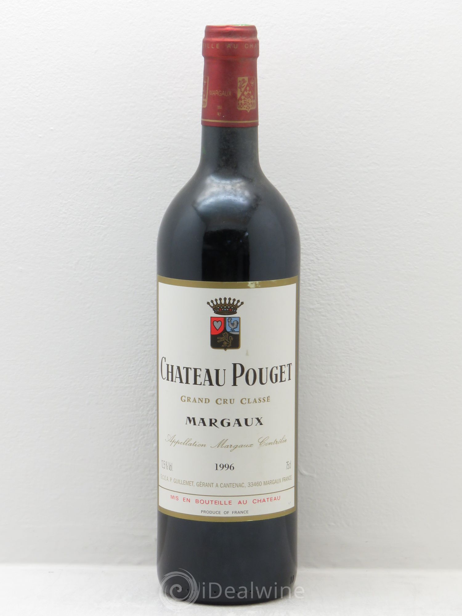 Château Pouget 4ème Grand Cru Classé 1996 - Lot de 1 bouteille - 0