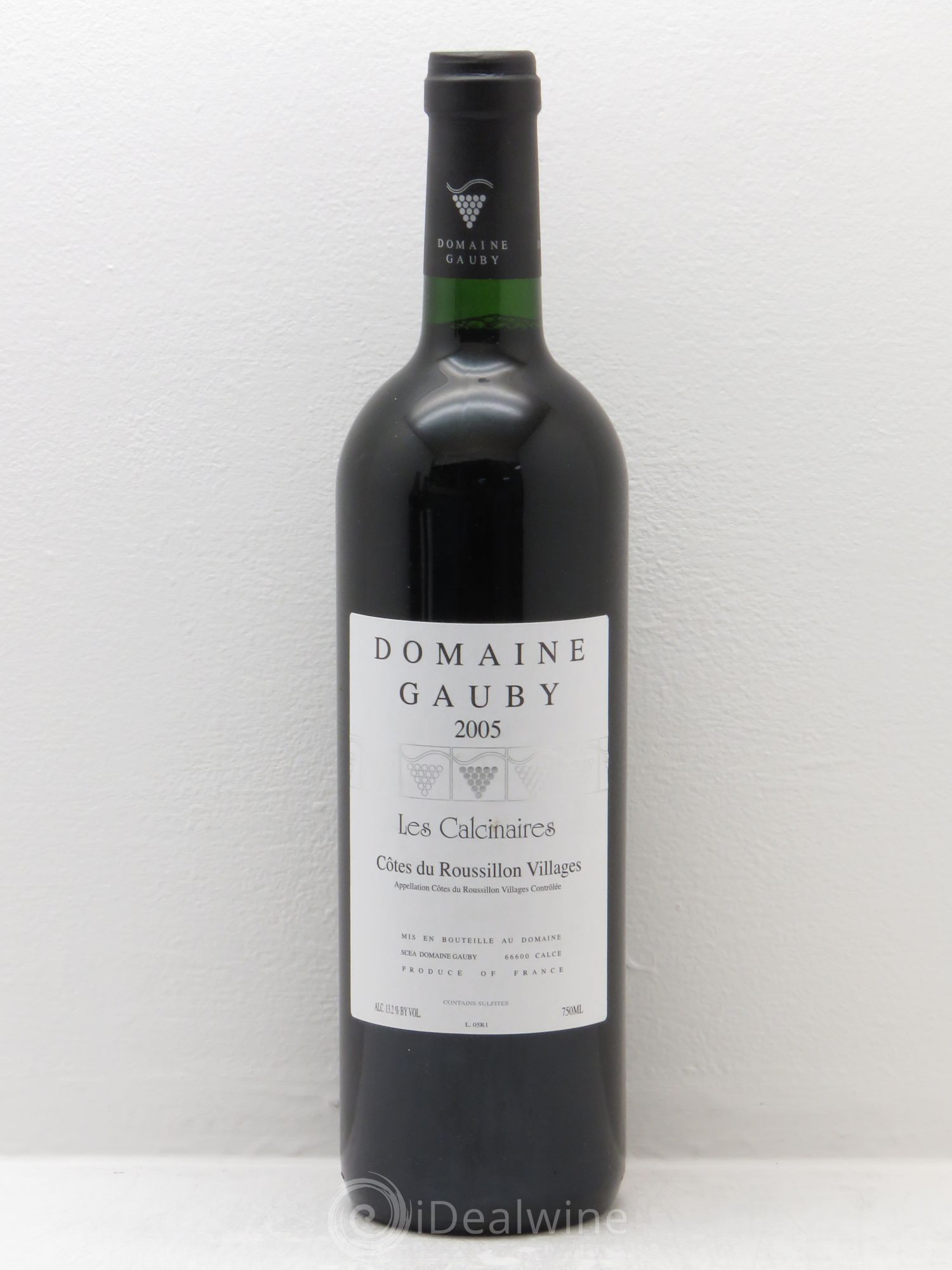Côtes du Roussillon Les Calcinaires Gauby (Domaine) 2005 - Lot de 6 bouteilles - 0