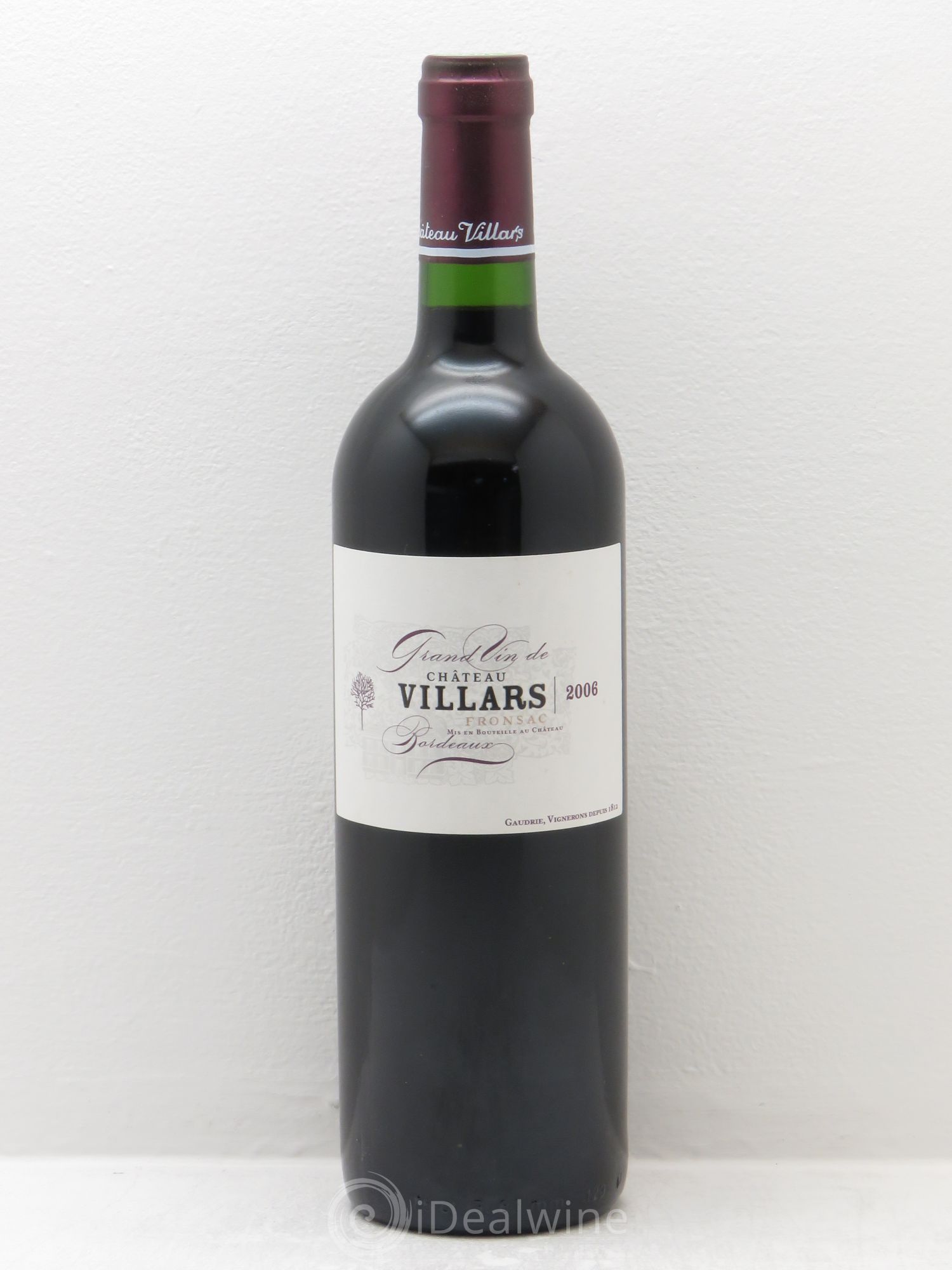 Fronsac Château Villars 2006 - Lot de 6 bouteilles - 0