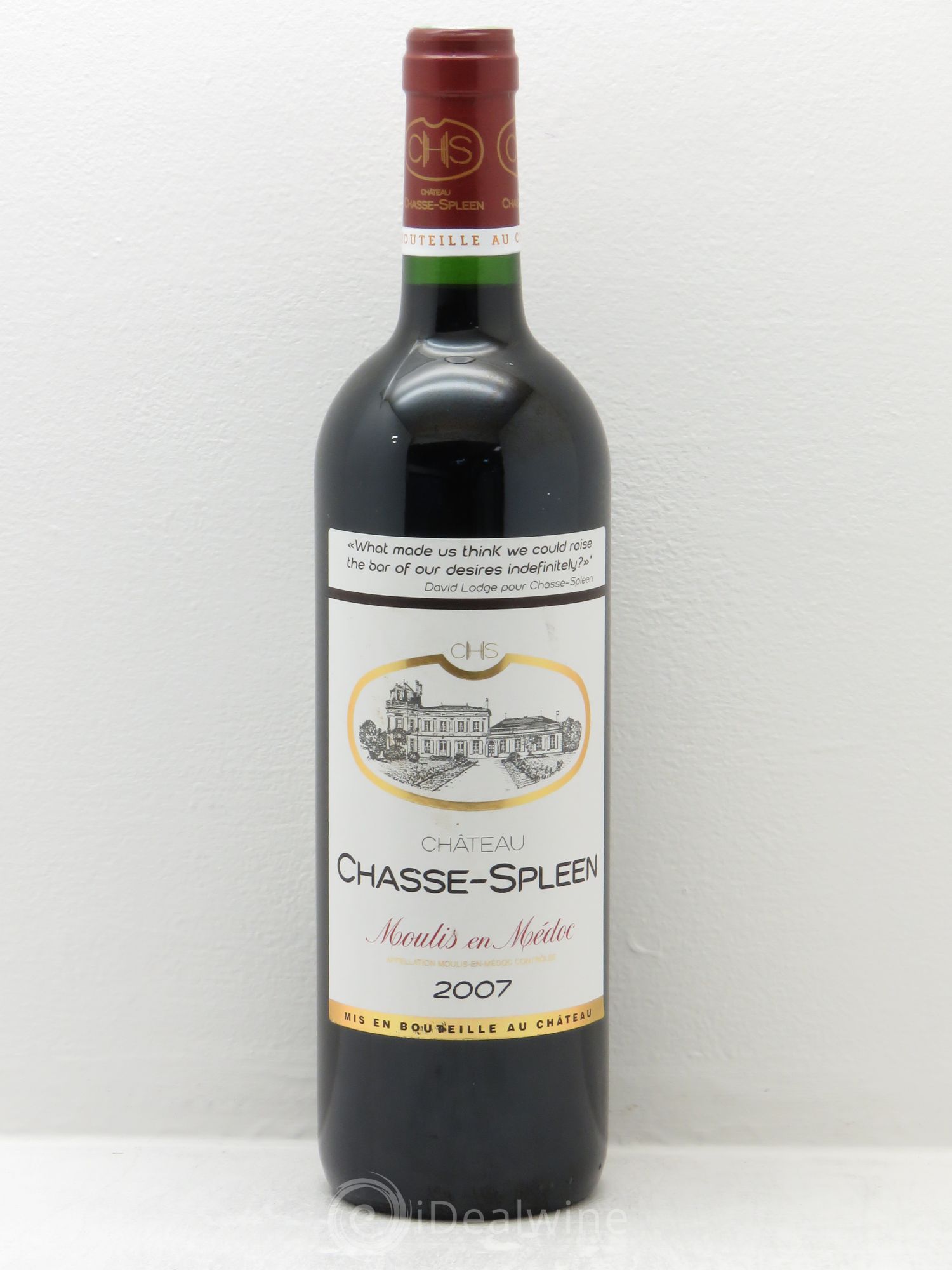 Château Chasse Spleen 2007 - Lot de 1 bouteille - 0
