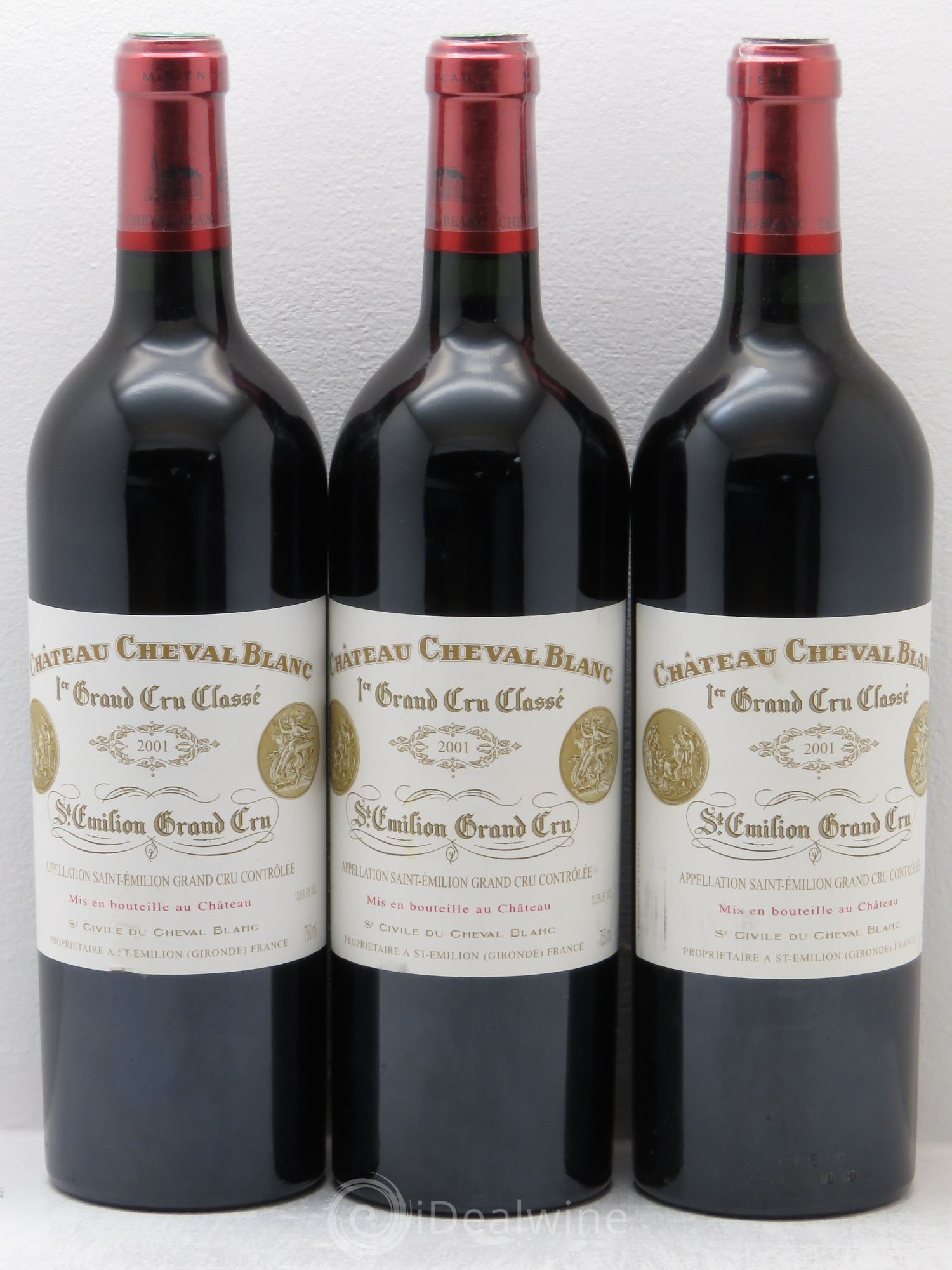 Château Cheval Blanc 1er Grand Cru Classé A 2001 - Lot de 6 bouteilles - 2