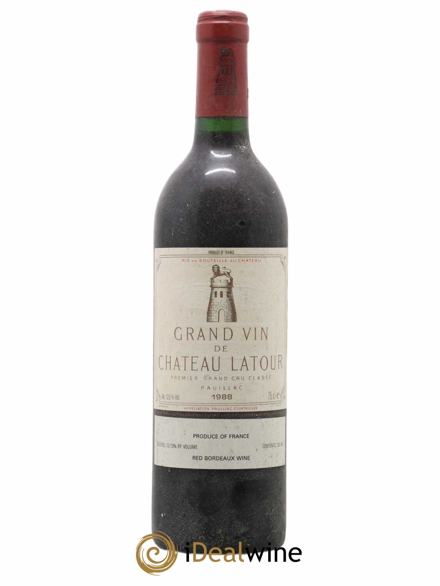 Château Latour 1er Grand Cru Classé 1988 - Lot de 1 bouteille - 0