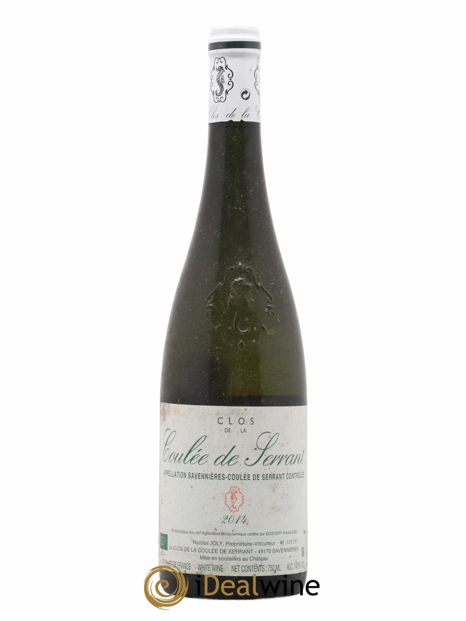 Savennières Clos de la Coulée de Serrant Vignobles de la Coulée de Serrant - Nicolas Joly 2014 - Lot de 1 bouteille - 0
