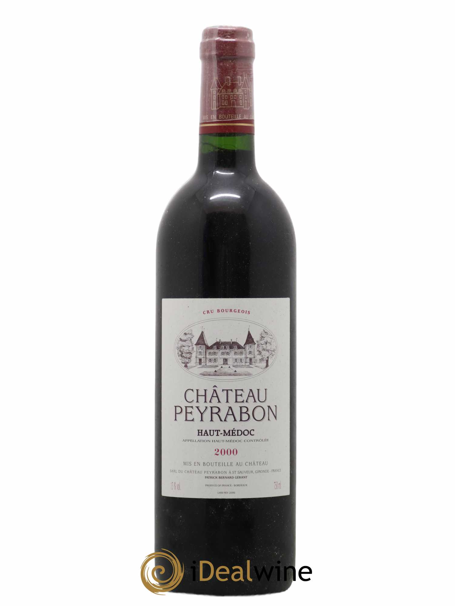 Château Peyrabon Cru Bourgeois 2000 - Lot de 1 bouteille - 0