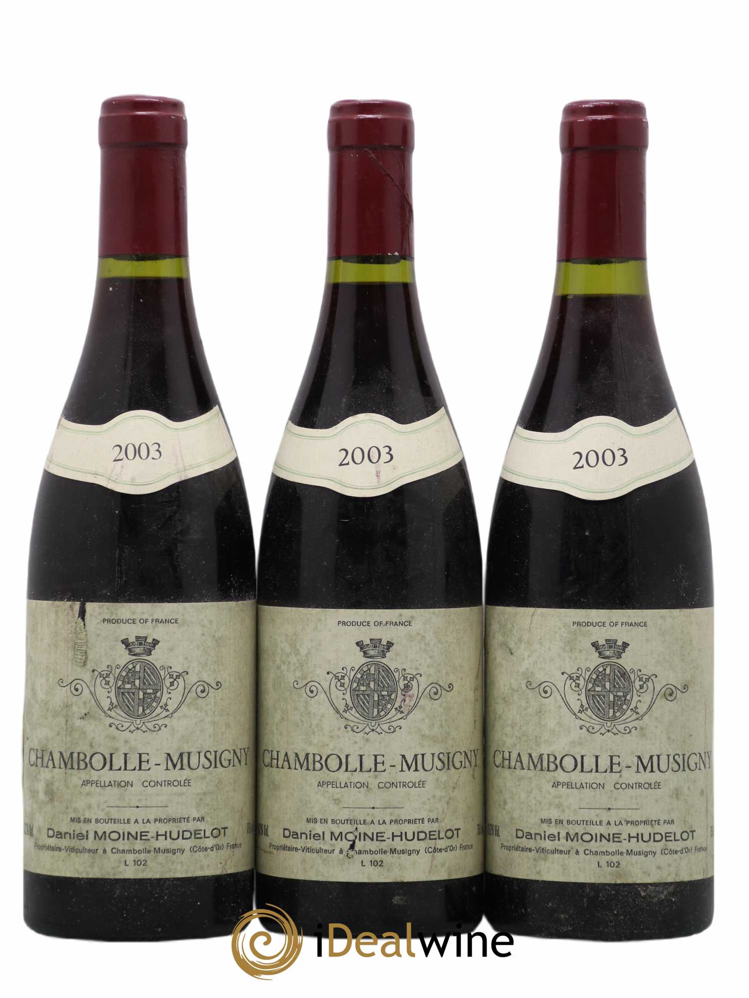 Chambolle-Musigny Moine-Hudelot (Domaine) 2003 - Lot de 3 bouteilles - 0