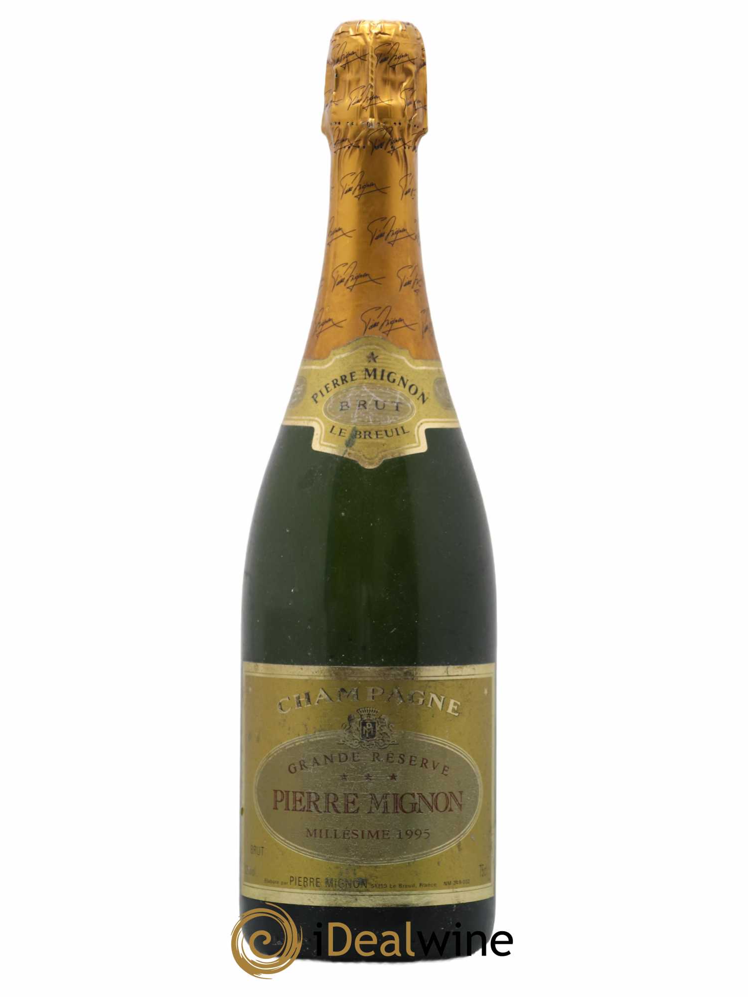 Champagne Grande Réserve Pierre Mignon 1995 - Posten von 1 Flasche - 0