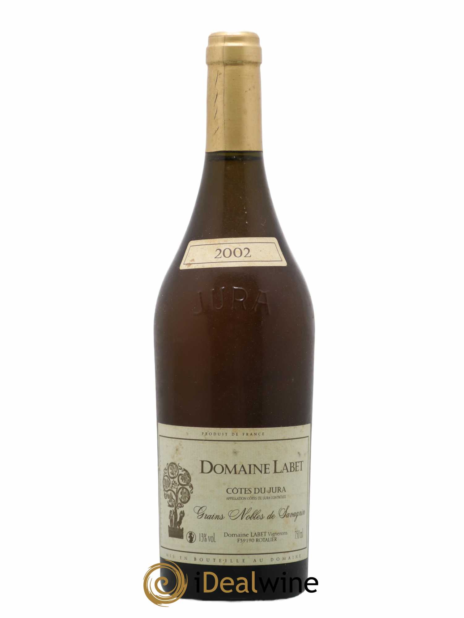 Côtes du Jura Savagnin Grains Nobles Domaine Labet 2002 - Posten von 1 Flasche - 0