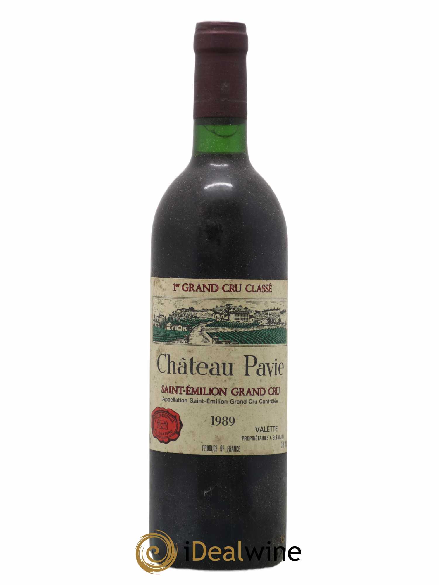Château Pavie 1er Grand Cru Classé A 1989 - Lot de 1 bouteille - 0