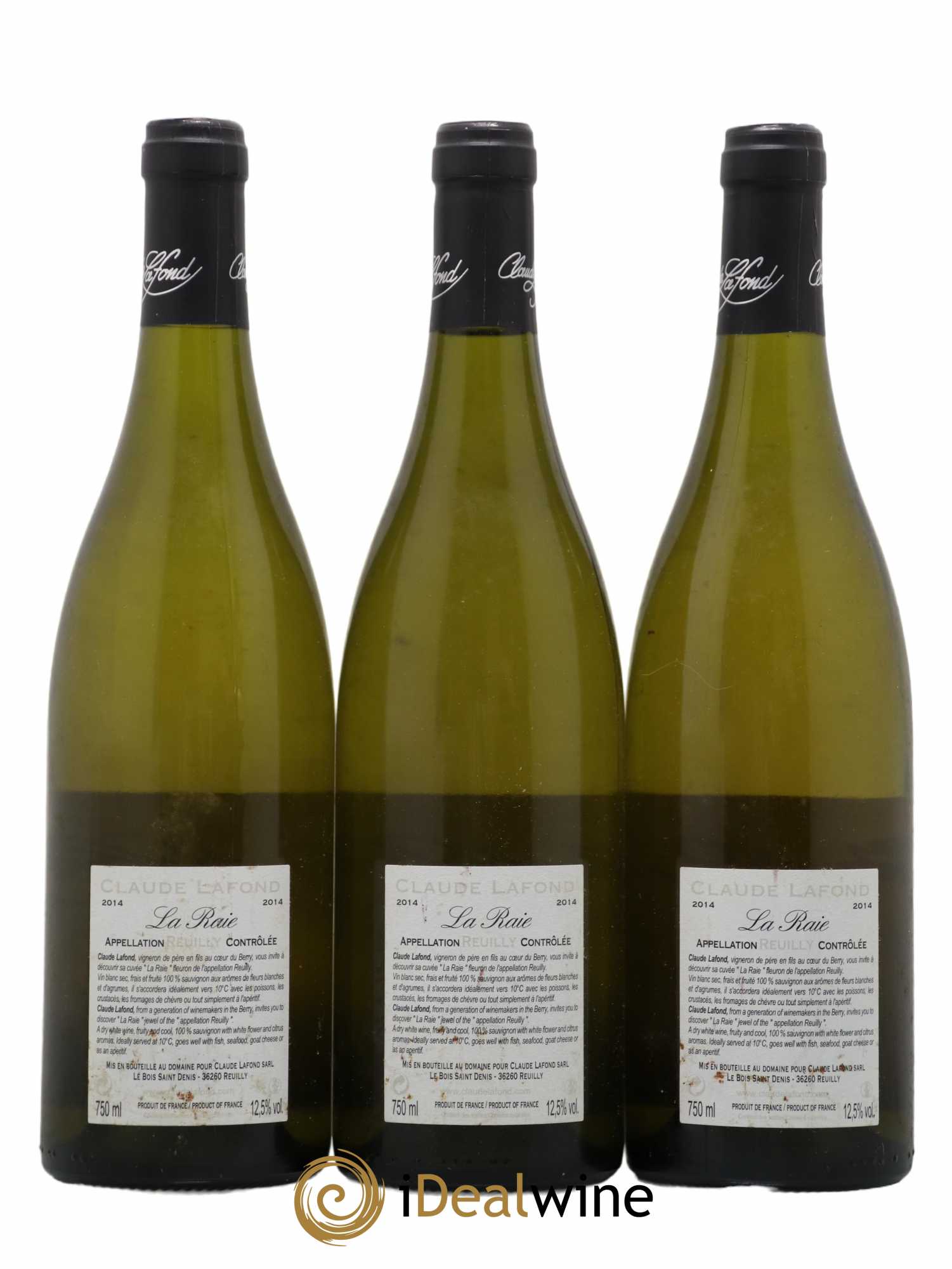 Reuilly 2014 - Posten von 3 Flaschen - 1