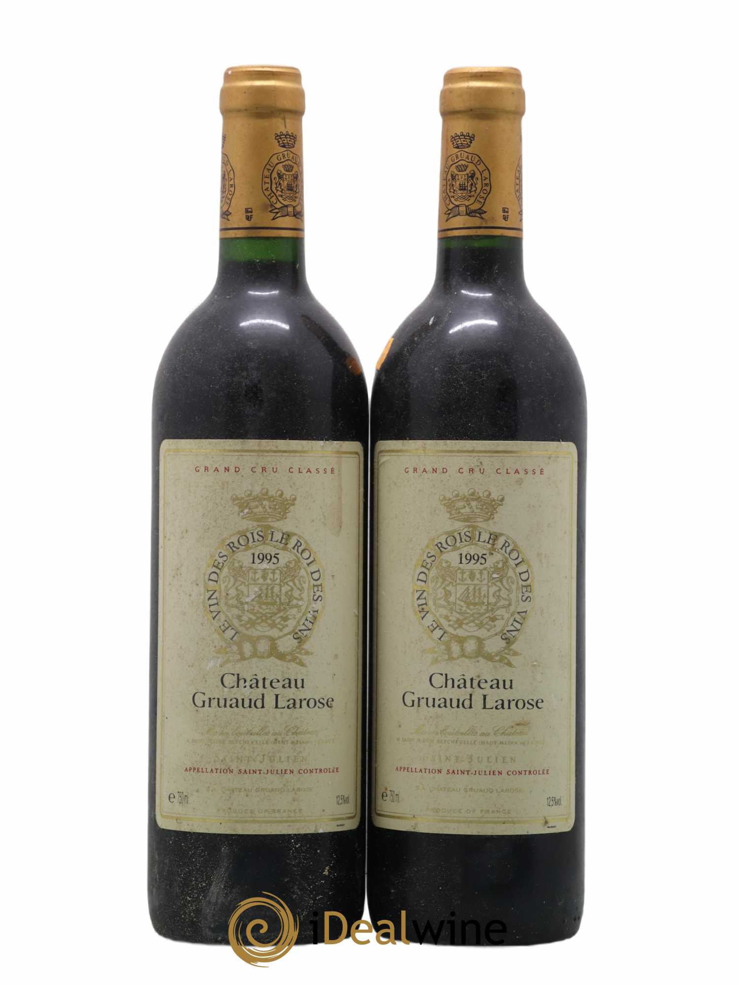 Château Gruaud Larose 2ème Grand Cru Classé 1995 - Lot de 2 bouteilles - 0