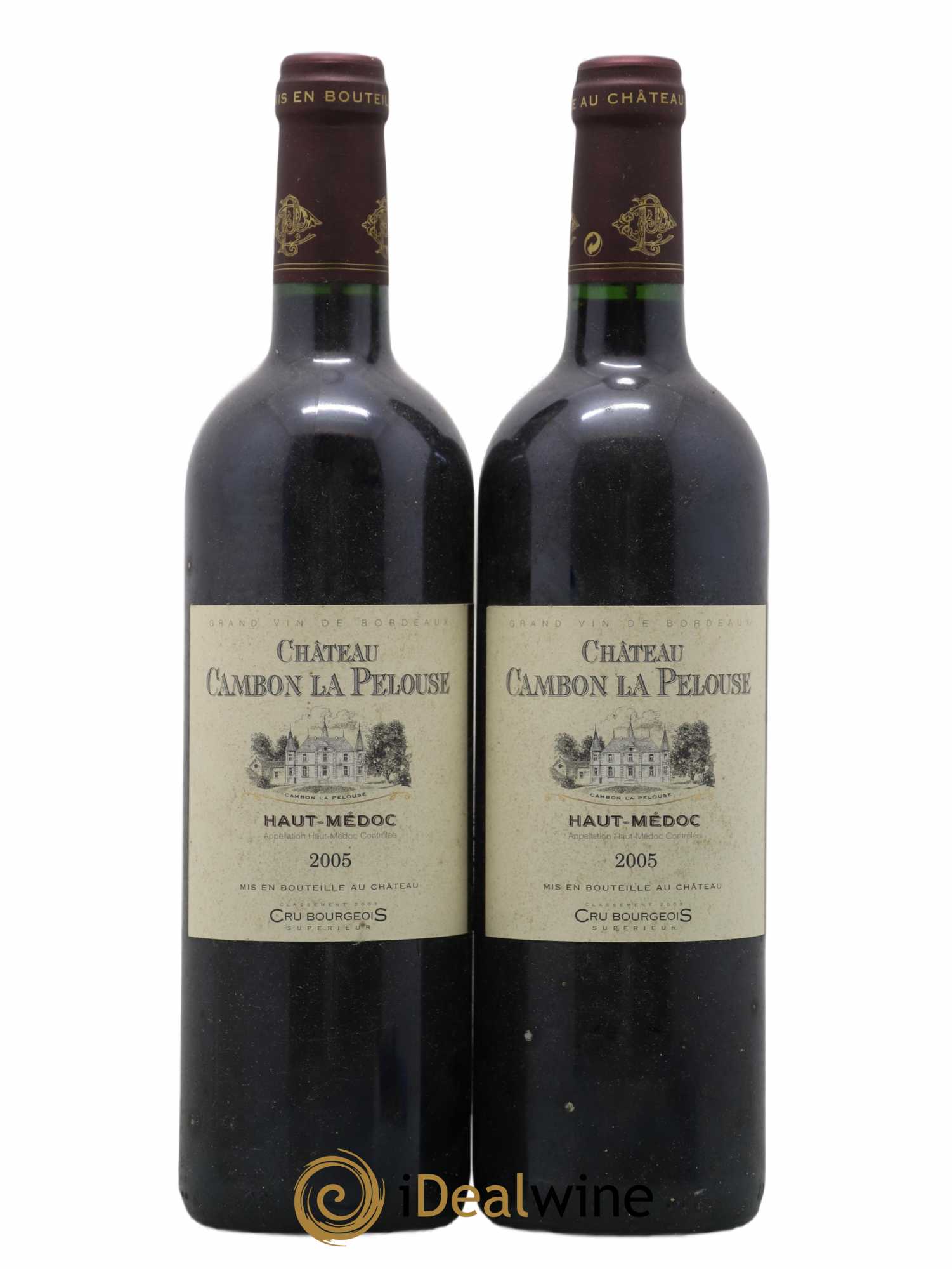 Château Cambon la Pelouse Cru Bourgeois 2005 - Lot de 2 bouteilles - 0