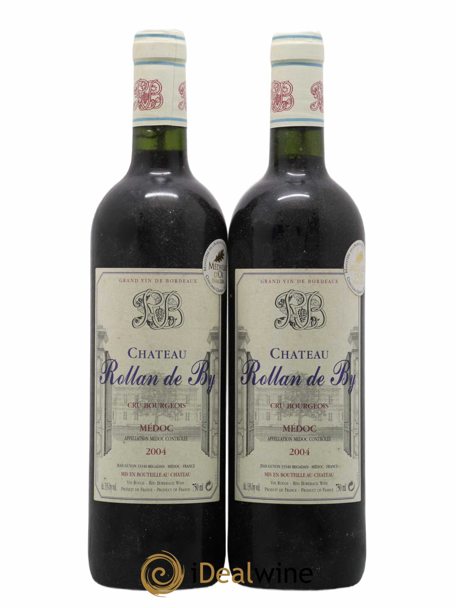 Château Rollan de By Cru Bourgeois 2004 - Lot de 2 bouteilles - 0