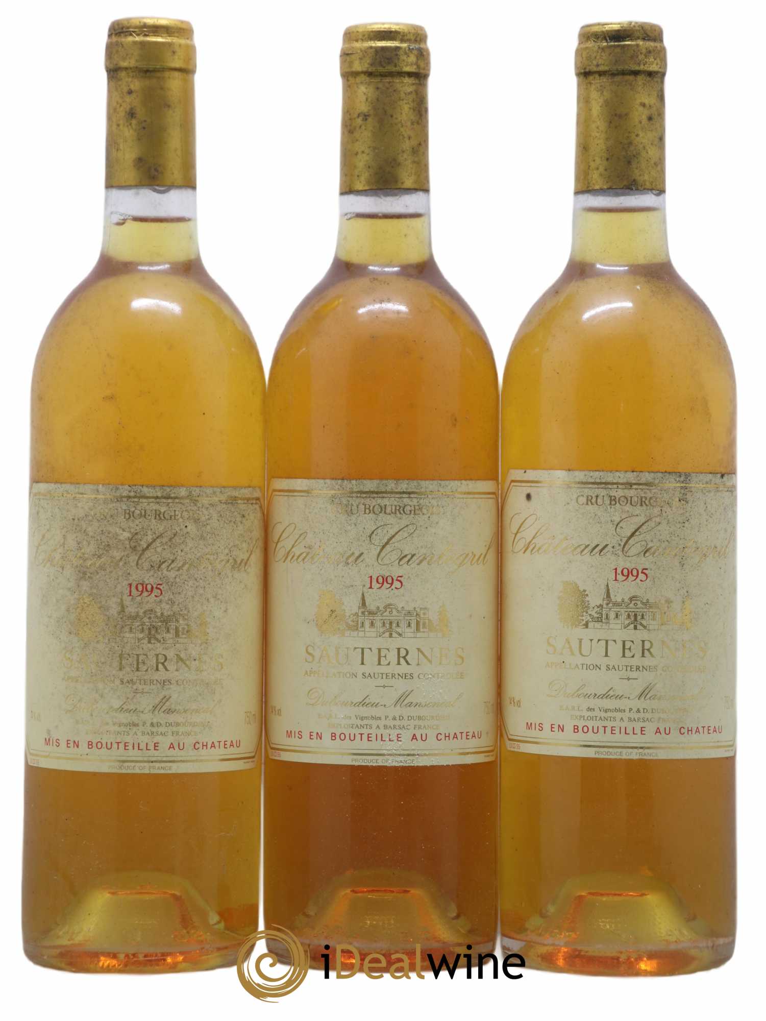Château Cantegril 1995 - Lotto di 3 bottiglie - 0