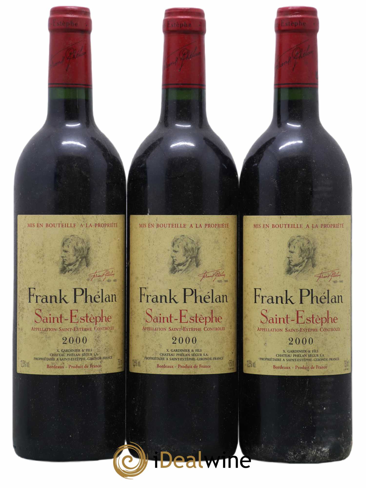 Frank Phélan Second Vin 2000 - Lot de 3 bouteilles - 0