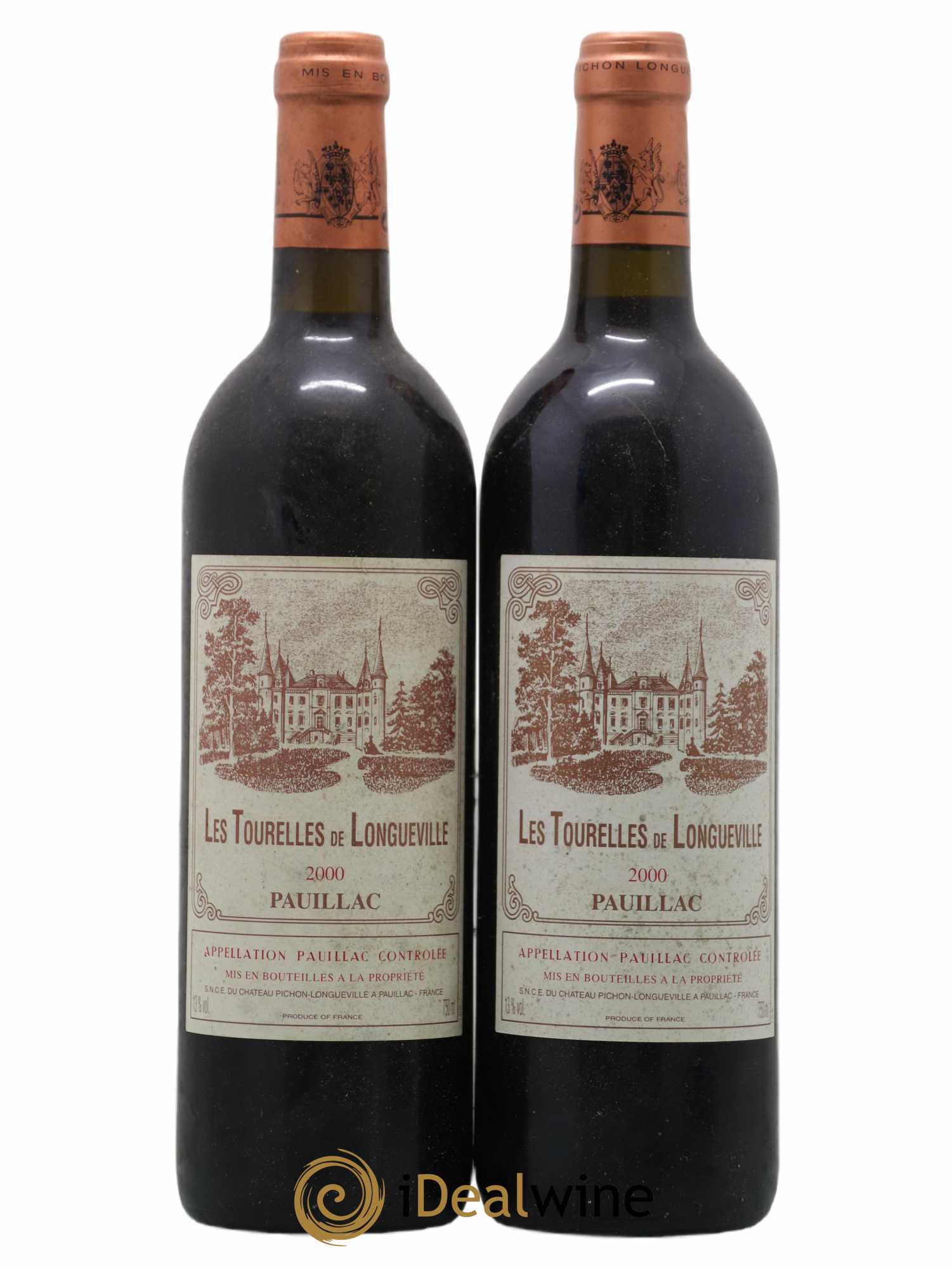 Les Tourelles de Longueville Second Vin 2000 - Lot de 2 bouteilles - 0