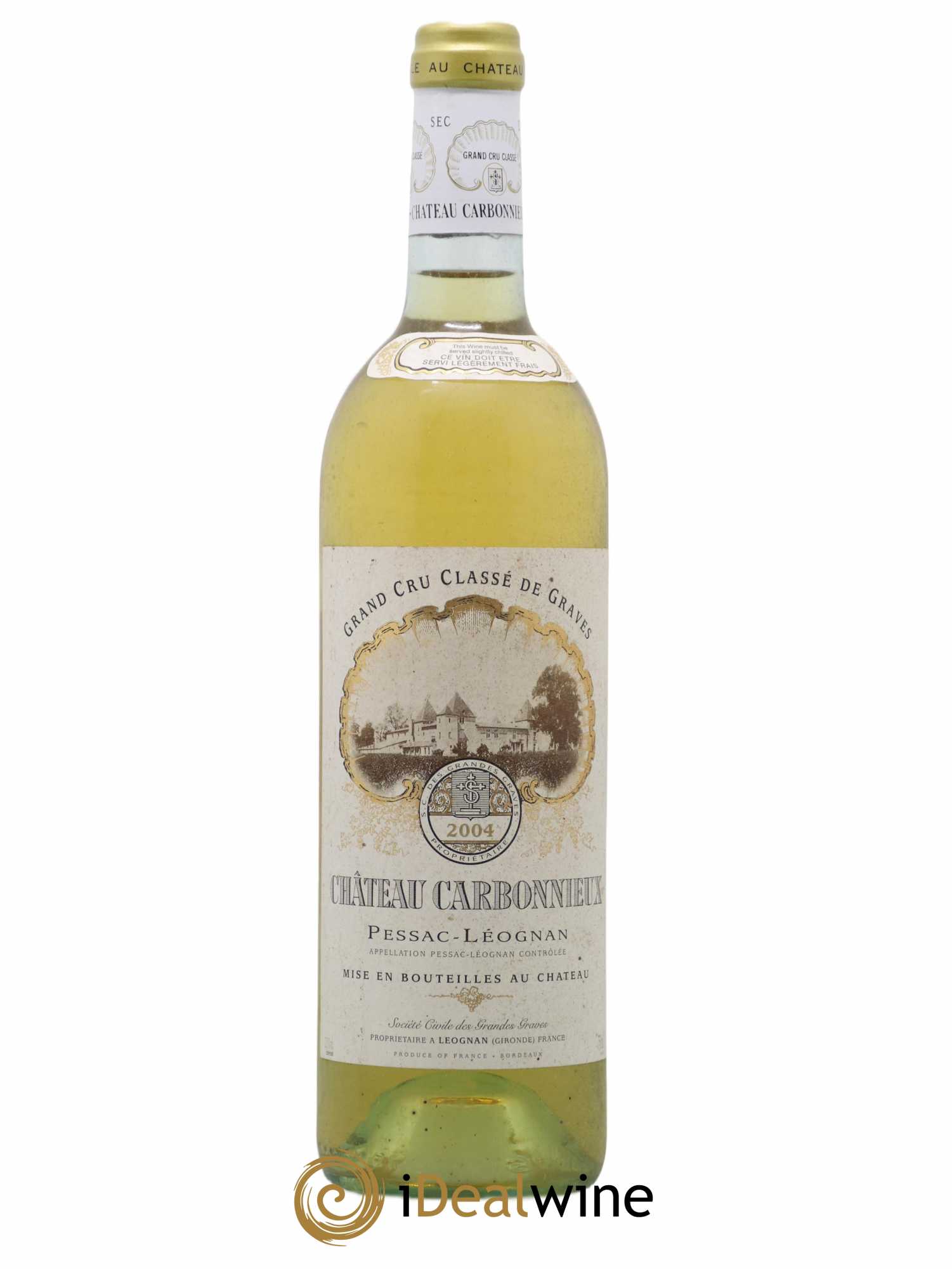 Château Carbonnieux Cru Classé de Graves 2004 - Lot de 1 bouteille - 0