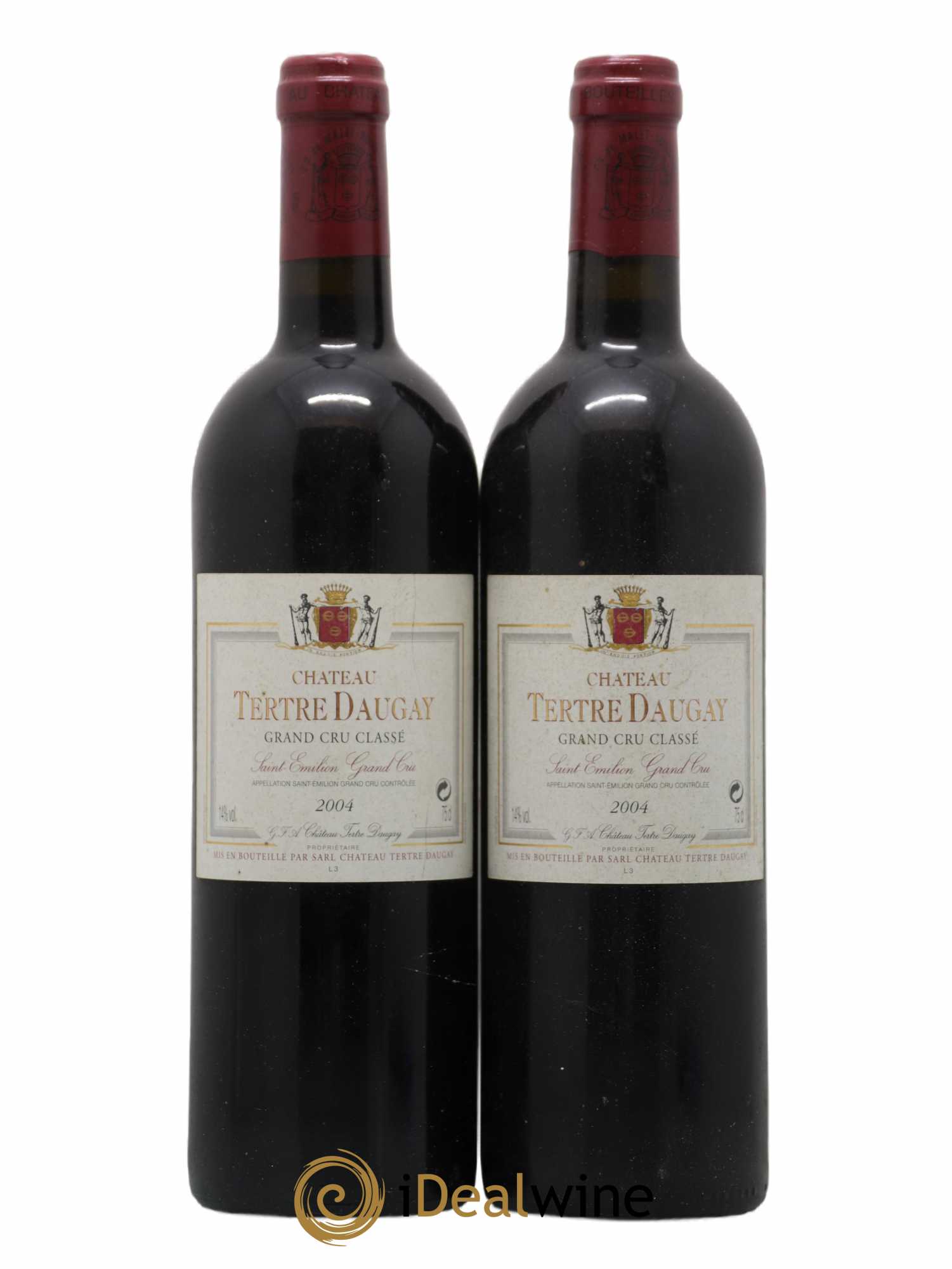Château Tertre Daugay Grand Cru Classé 2004 - Lot de 2 bouteilles - 0