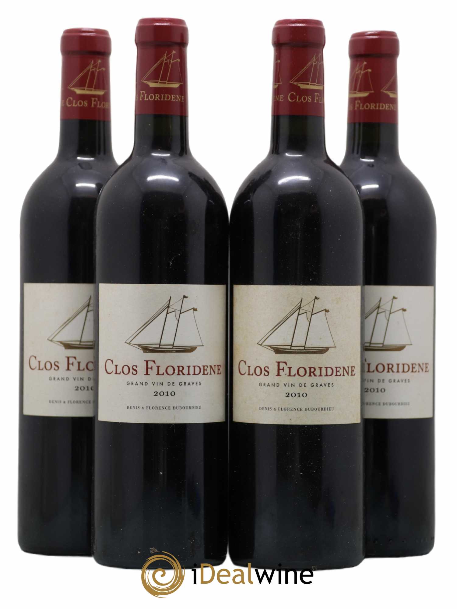 Clos Floridène 2010 - Lot de 4 bouteilles - 0