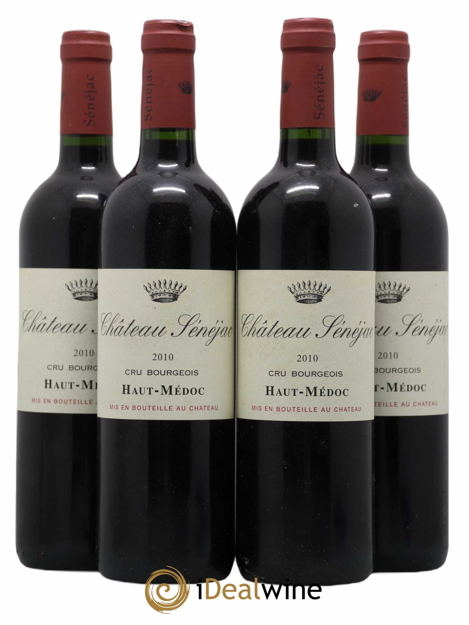 Château Sénejac Cru Bourgeois 2010 - Lot de 4 bouteilles - 0