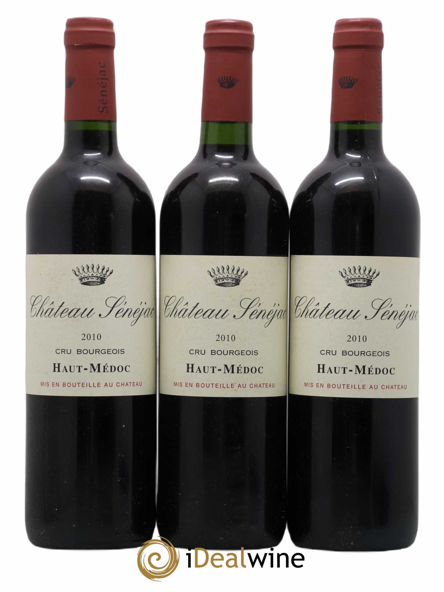 Château Sénejac Cru Bourgeois 2010 - Lot de 3 bouteilles - 0
