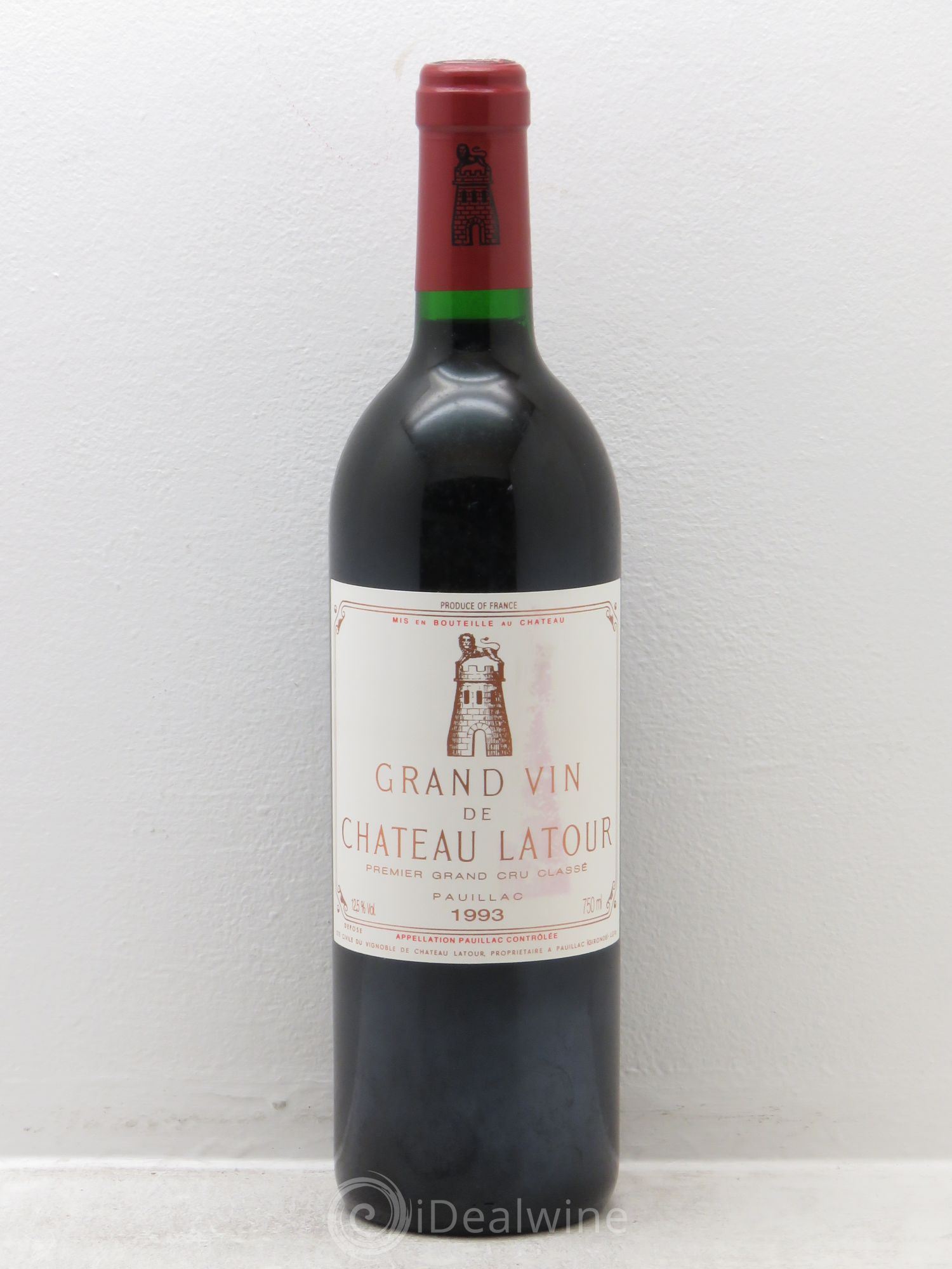 Château Latour 1er Grand Cru Classé 1993 - Lot de 1 bouteille - 0