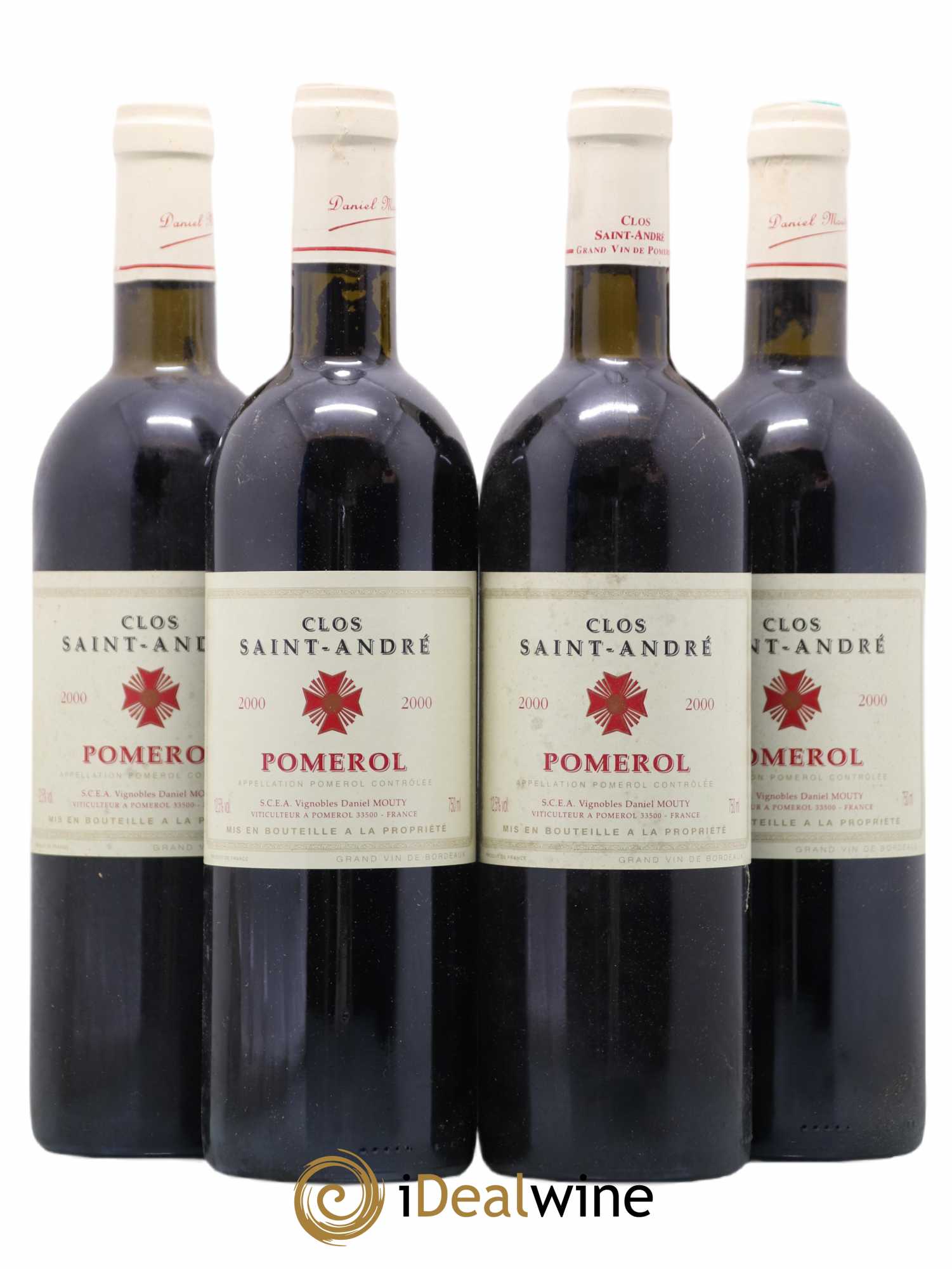 Pomerol Clos Saint André 2000 - Posten von 4 Flaschen - 0