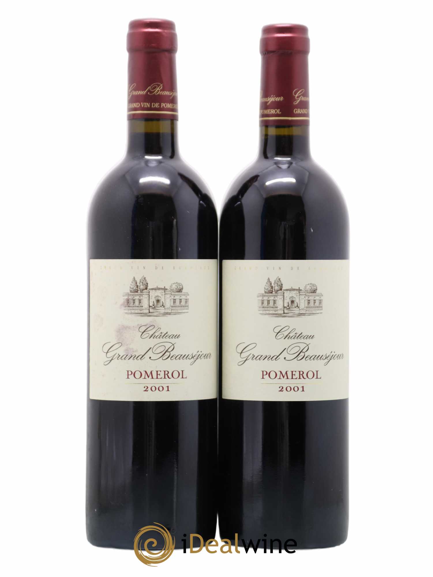 Grand Beauséjour 2001 - Lot de 2 bouteilles - 0