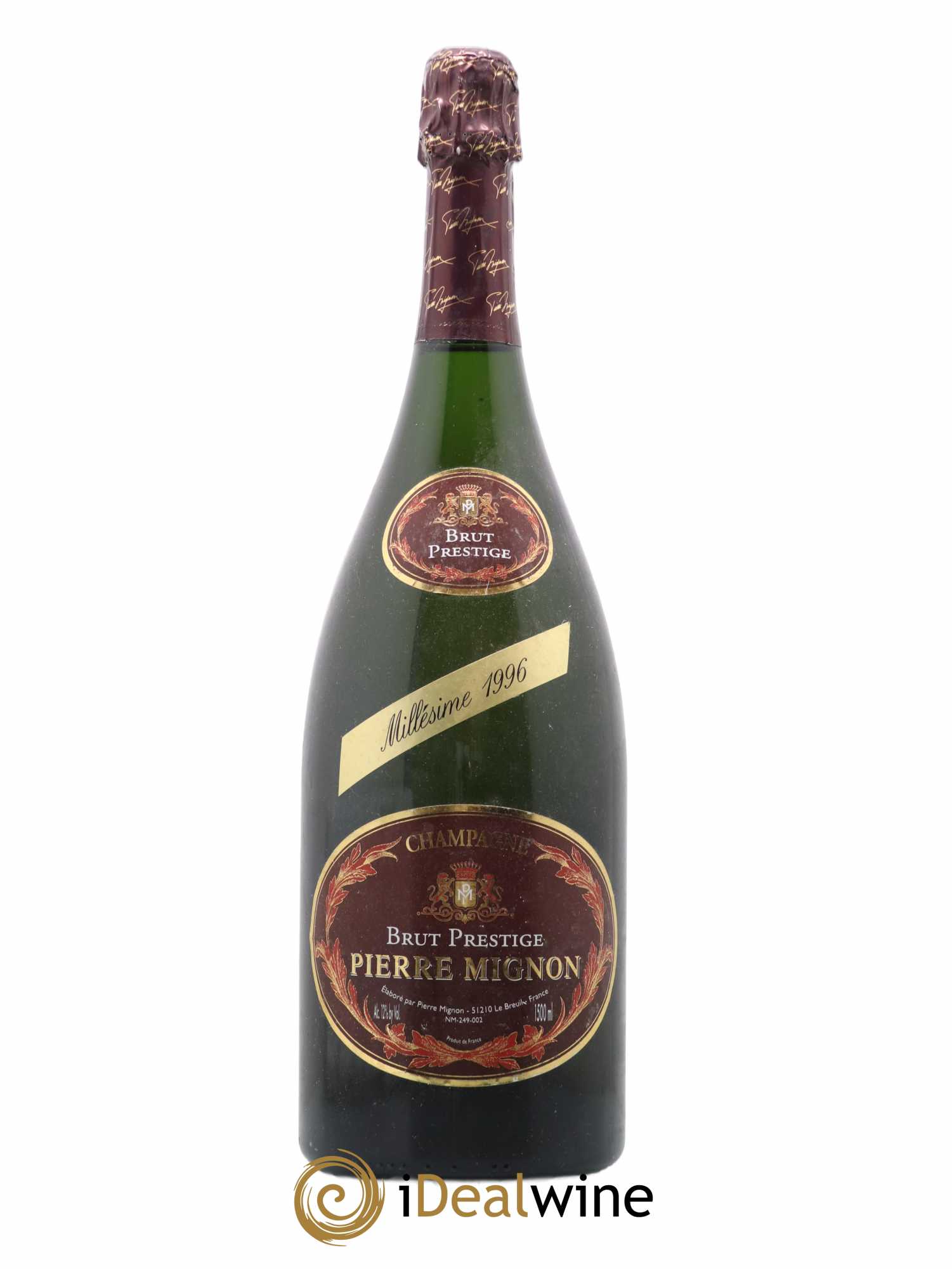 Champagne Pierre Mignon 1996 - Lot de 1 magnum - 0