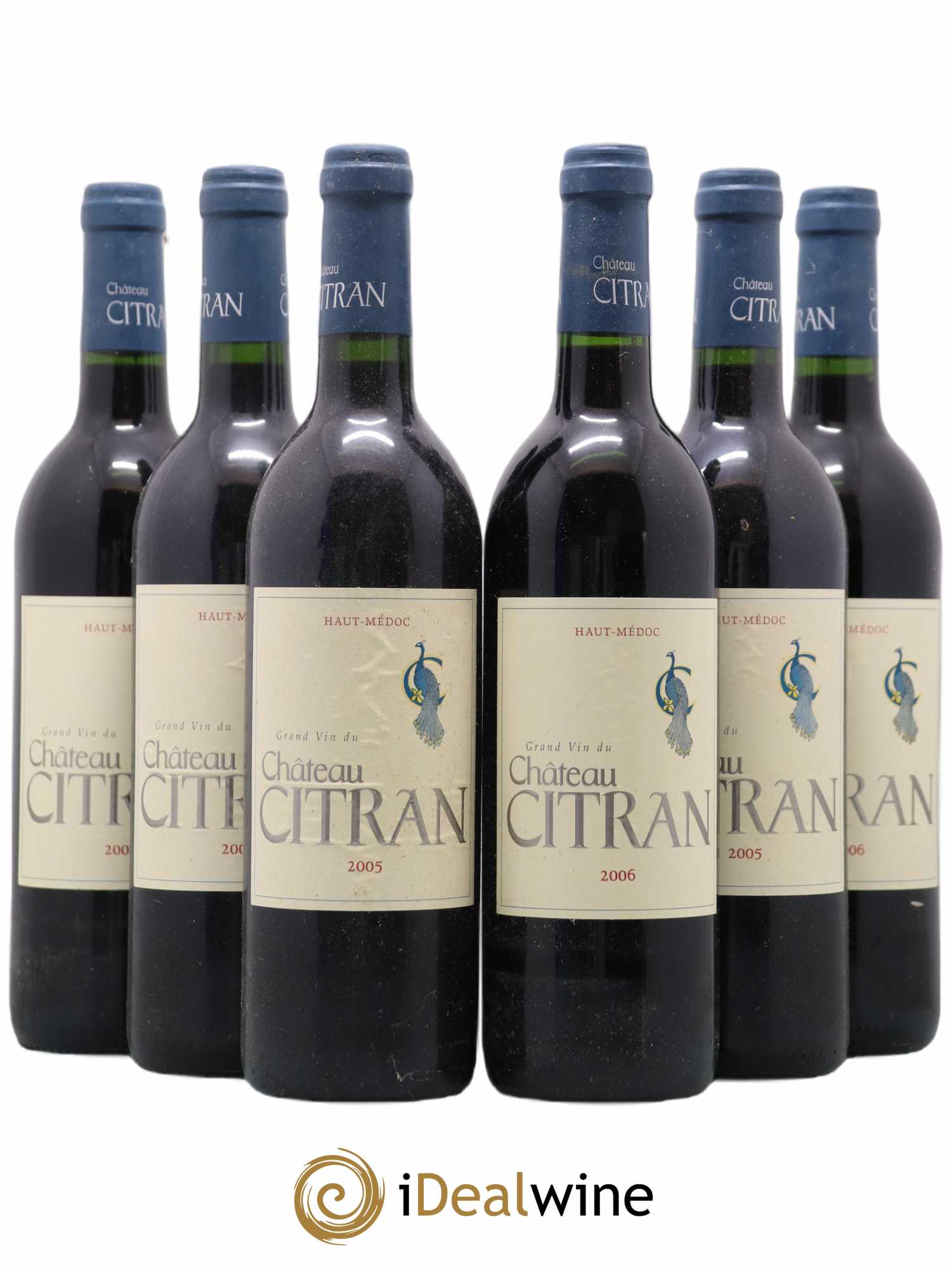 Château Citran Cru Bourgeois caisse panachée 2005/2006 - Lot de 6 bouteilles - 0