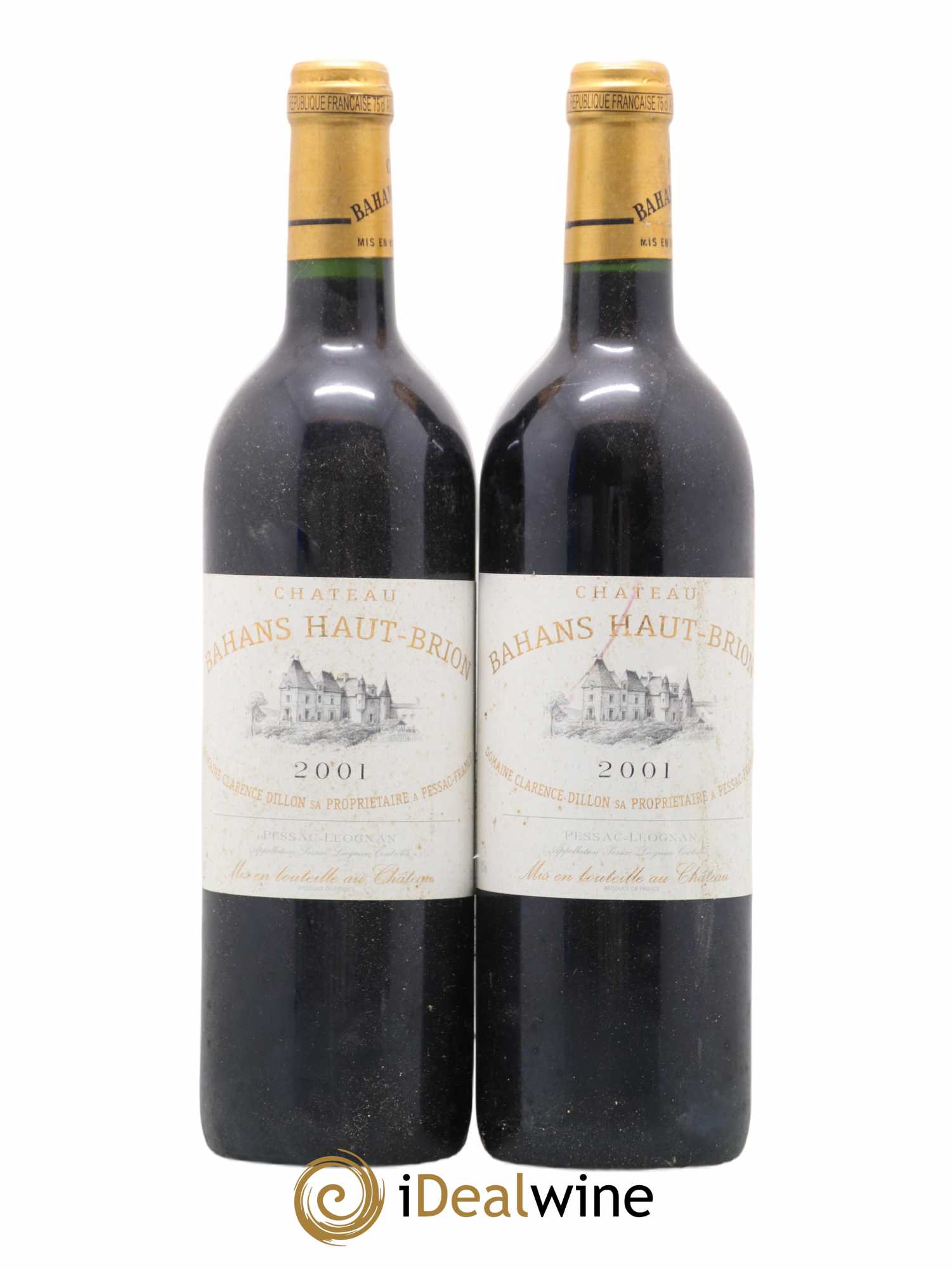 Clarence (Bahans) de Haut-Brion Second Vin 2001 - Lot de 2 bouteilles - 0